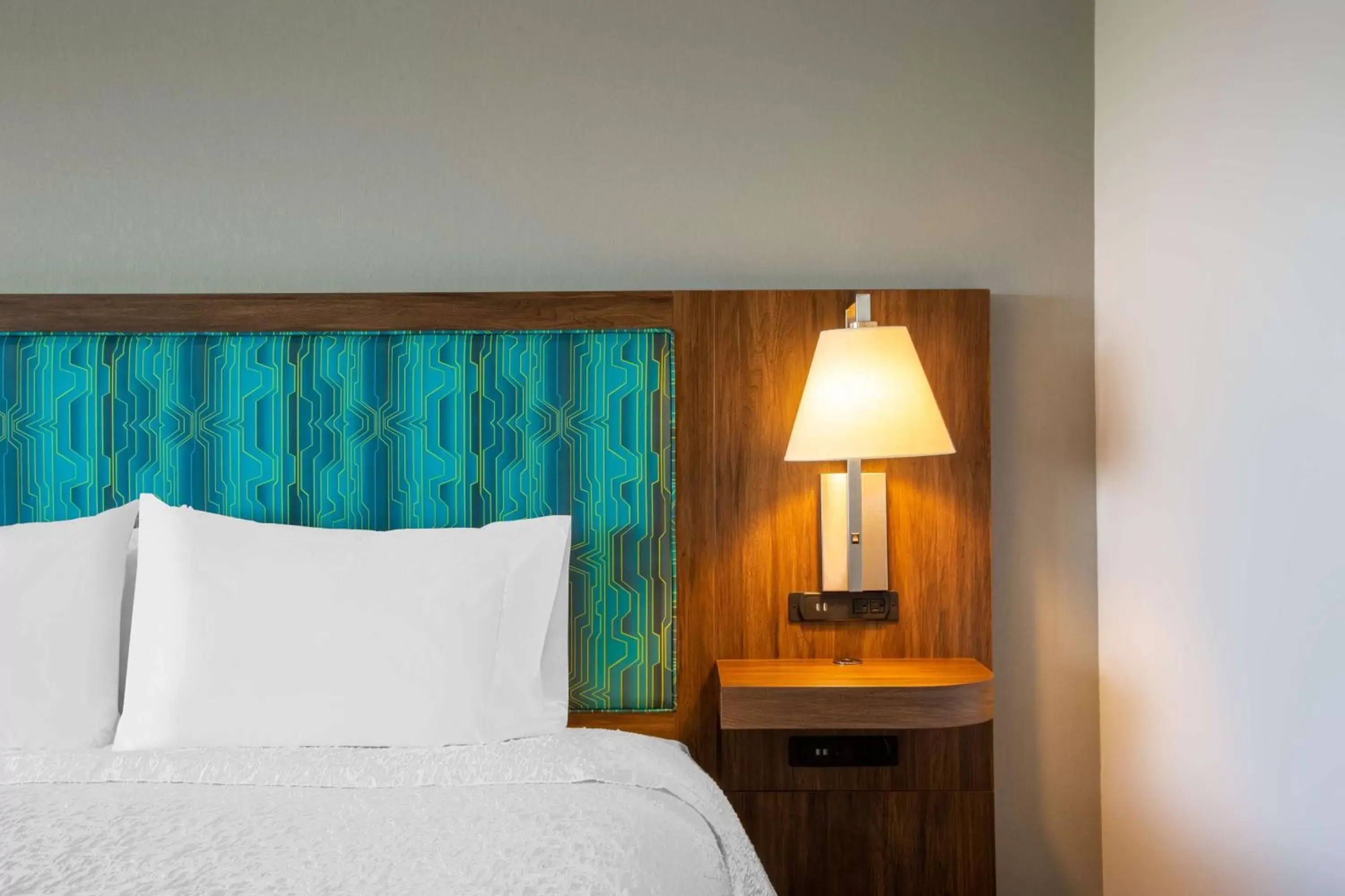 King Room with Roll-in Shower - Mobility Accessible/Non-Smoking in Hampton Inn & Suites Edmonton St. Albert, Ab King Room with Roll-in Shower - Mobility Accessible/Non-Smoking in Hampton Inn & Suites Edmonton St. Albert, Ab