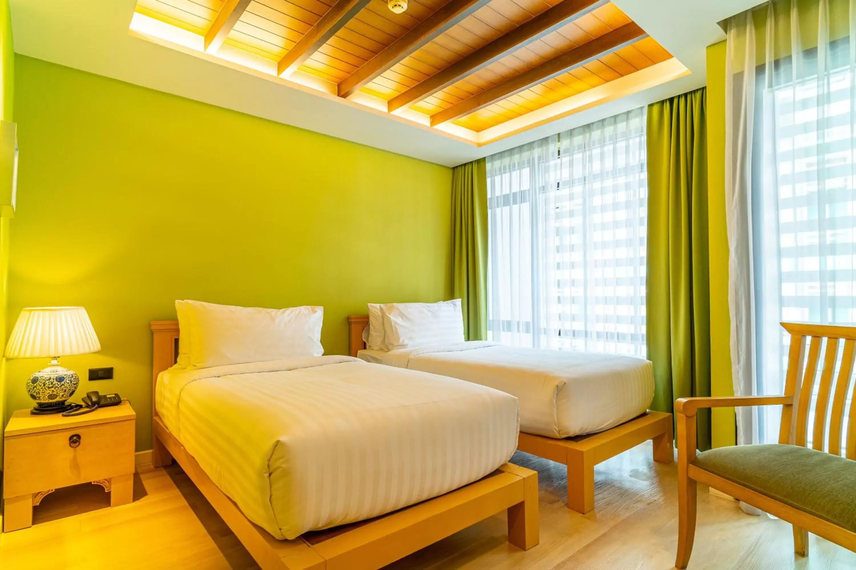 Corner Twin Room in Amber Boutique Silom Corner Twin Room in Amber Boutique Silom