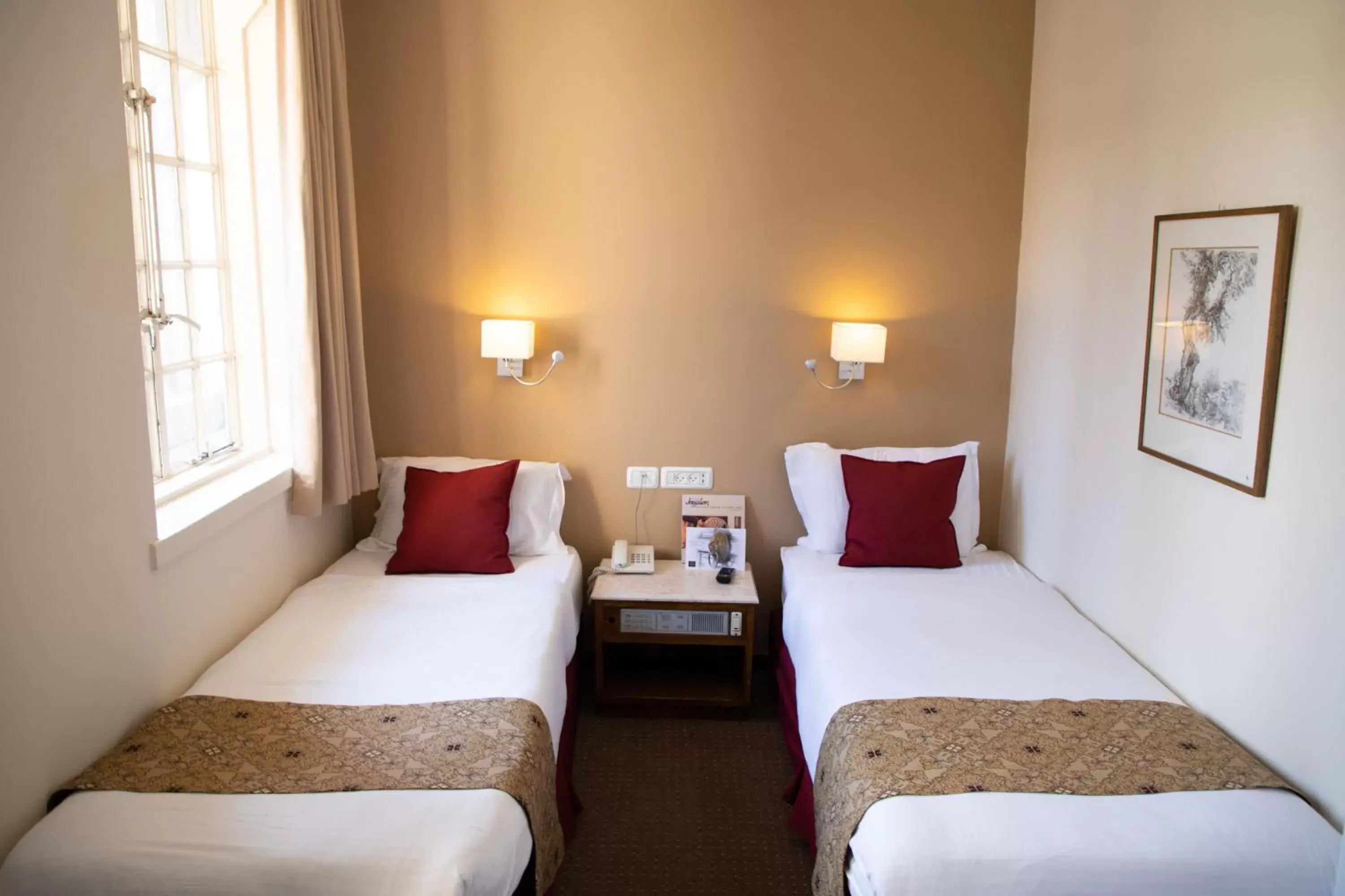 Twin Room in YMCA Three Arches Hotel Twin Room in YMCA Three Arches Hotel