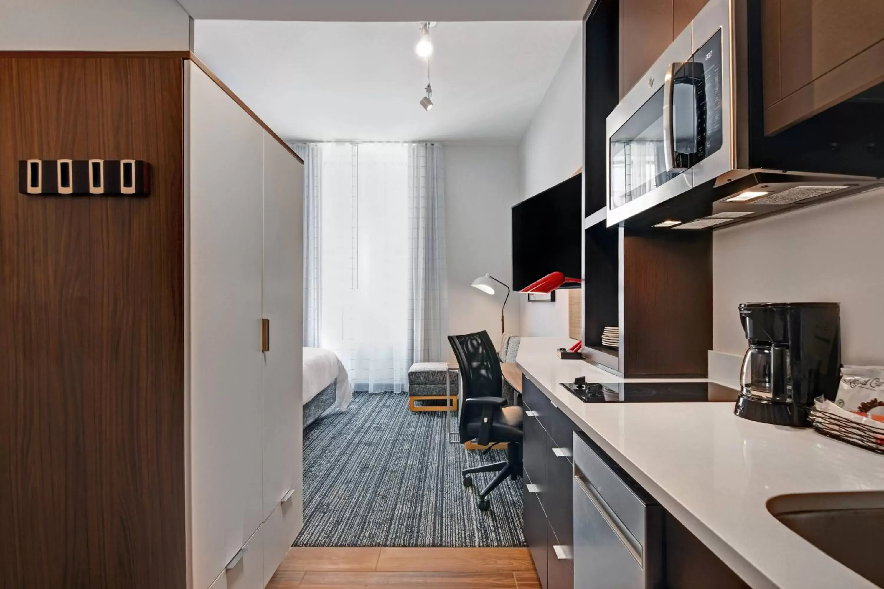 King Studio with Sofa Bed - Hearing Accessible in TownePlace Suites by Marriott Cincinnati Downtown King Studio with Sofa Bed - Hearing Accessible in TownePlace Suites by Marriott Cincinnati Downtown