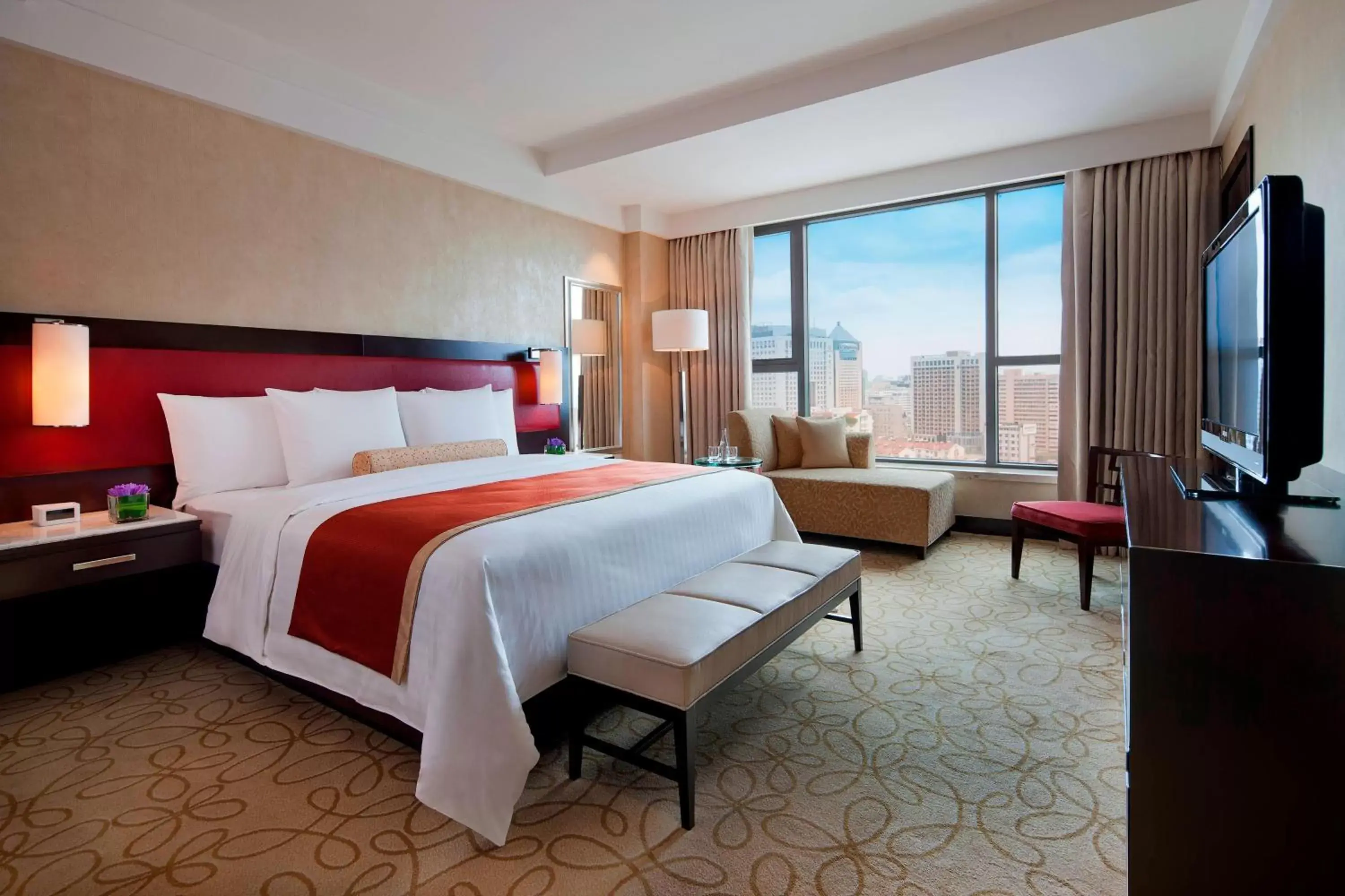 Executive King Room, Executive level, Guest room, 1 King in Courtyard by Marriott Hangzhou Wulin Executive King Room, Executive level, Guest room, 1 King in Courtyard by Marriott Hangzhou Wulin