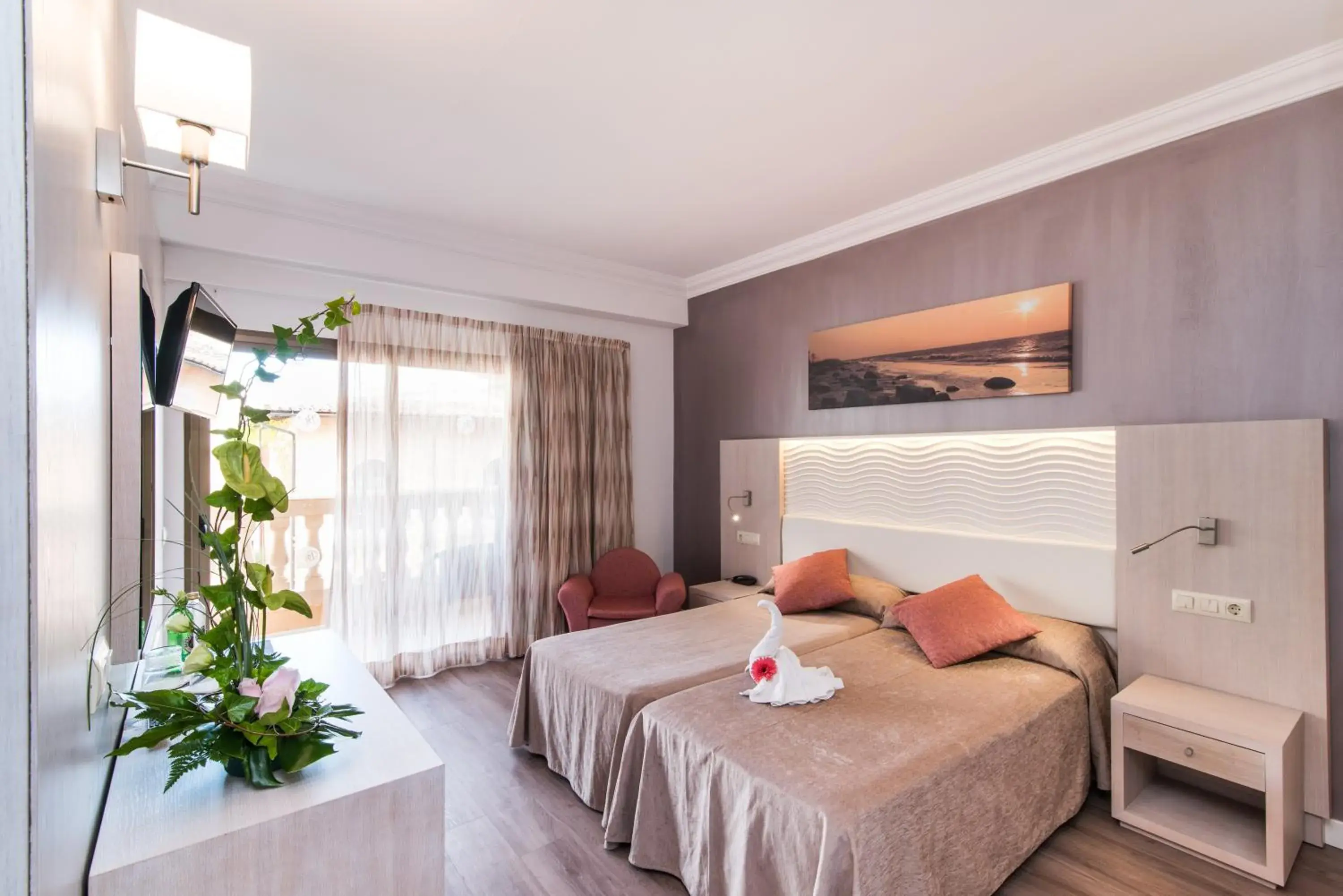 Double Room in Hotel Baviera Double Room in Hotel Baviera