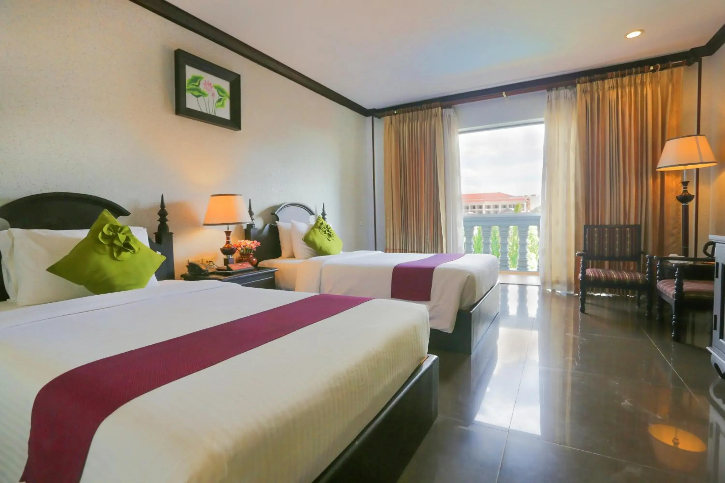 Deluxe Twin Room in Lucky Angkor Hotel & Spa Deluxe Twin Room in Lucky Angkor Hotel & Spa
