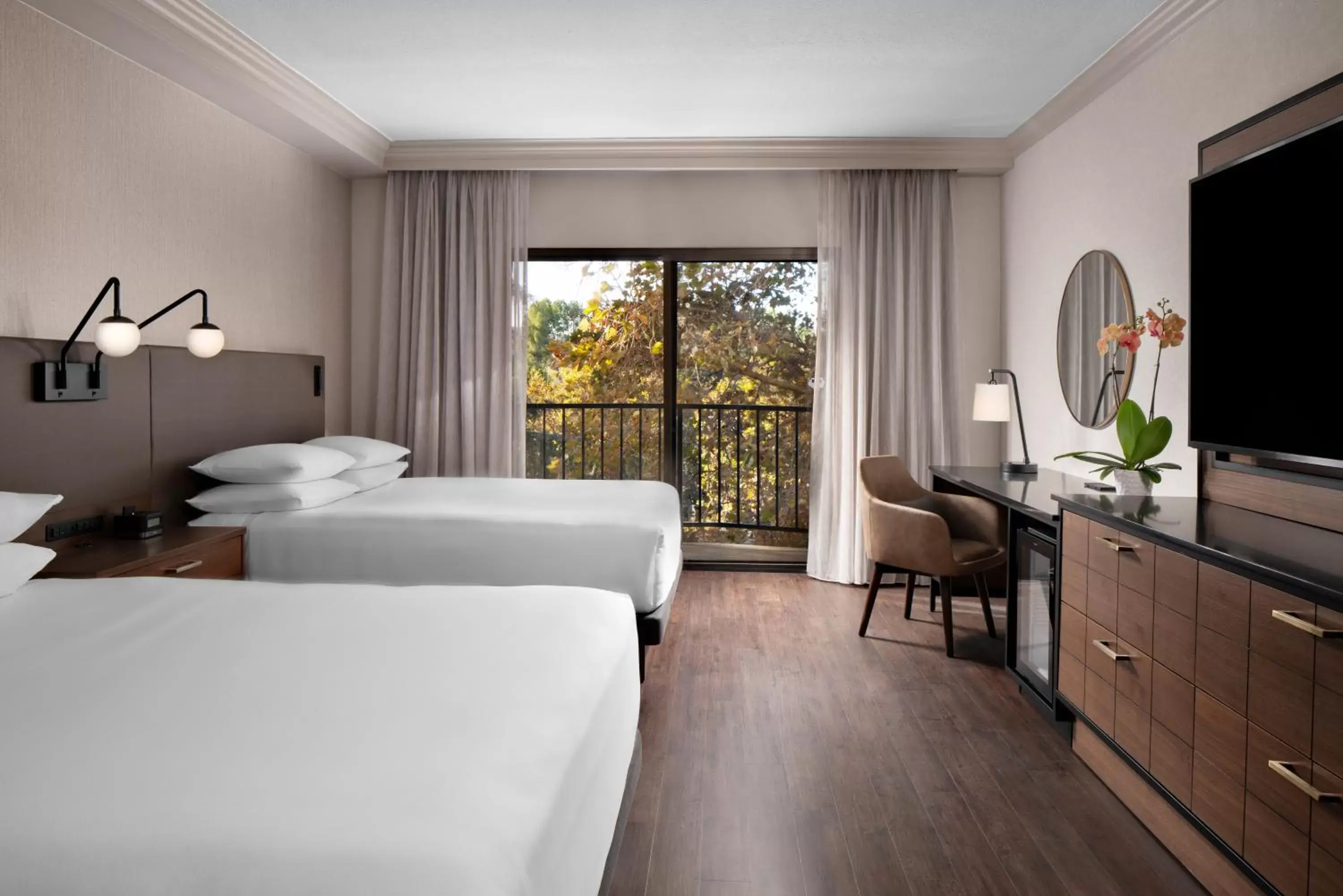 Queen Room with Two Queen Beds, Balcony and View in Hyatt Regency Westlake Queen Room with Two Queen Beds, Balcony and View in Hyatt Regency Westlake