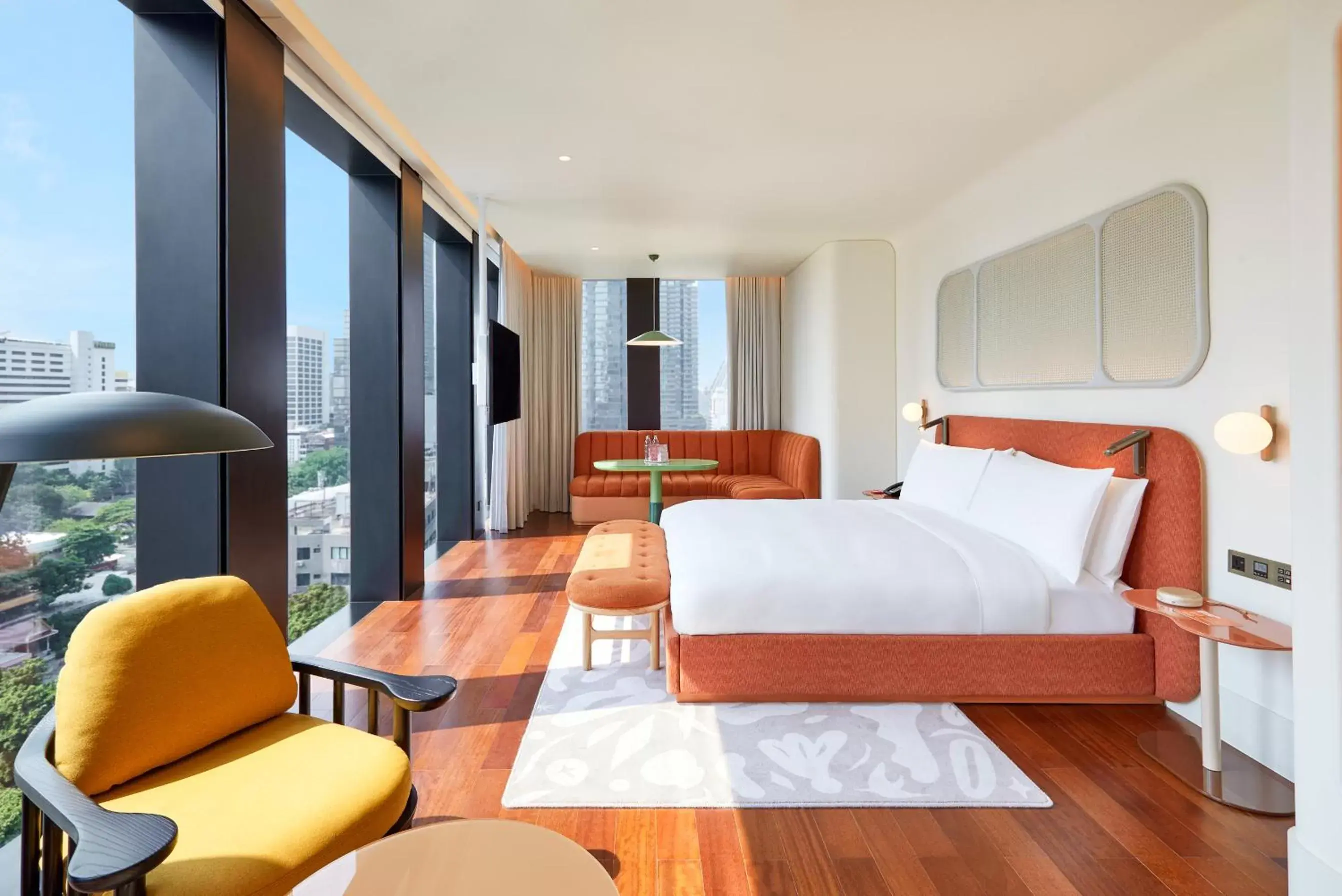 Corner King Room in The Standard, Bangkok Mahanakhon Corner King Room in The Standard, Bangkok Mahanakhon