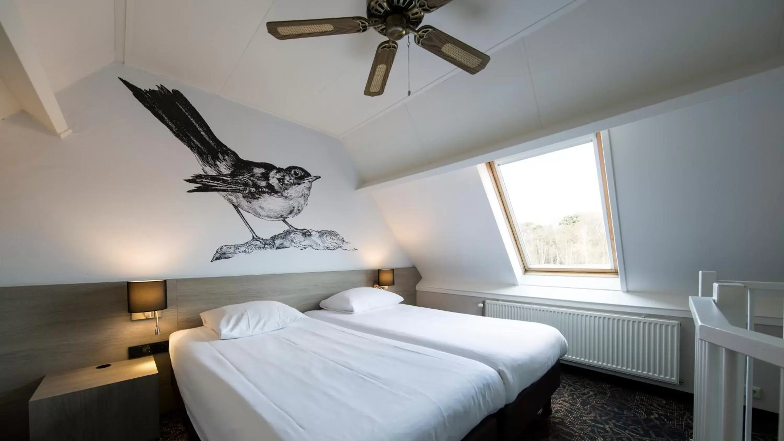 Twin Room with Bath in Fletcher Hotel-Restaurant De Broeierd-Enschede Twin Room with Bath in Fletcher Hotel-Restaurant De Broeierd-Enschede