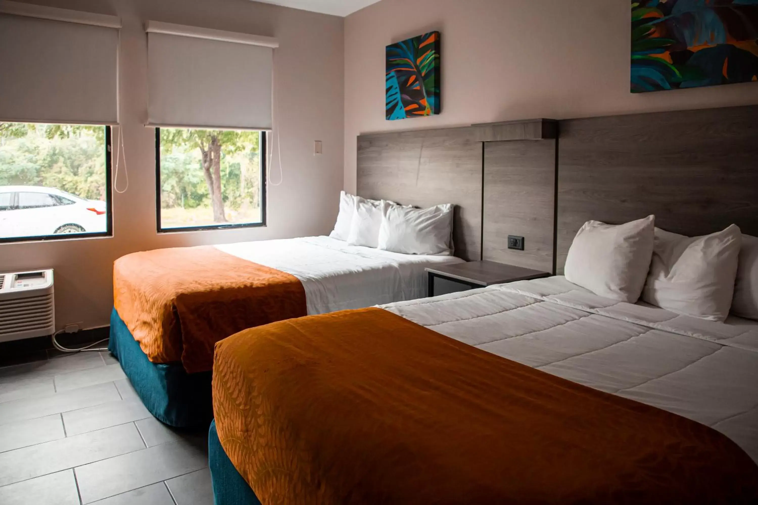 Quadruple Room with Garden View in Parador El Faro Quadruple Room with Garden View in Parador El Faro