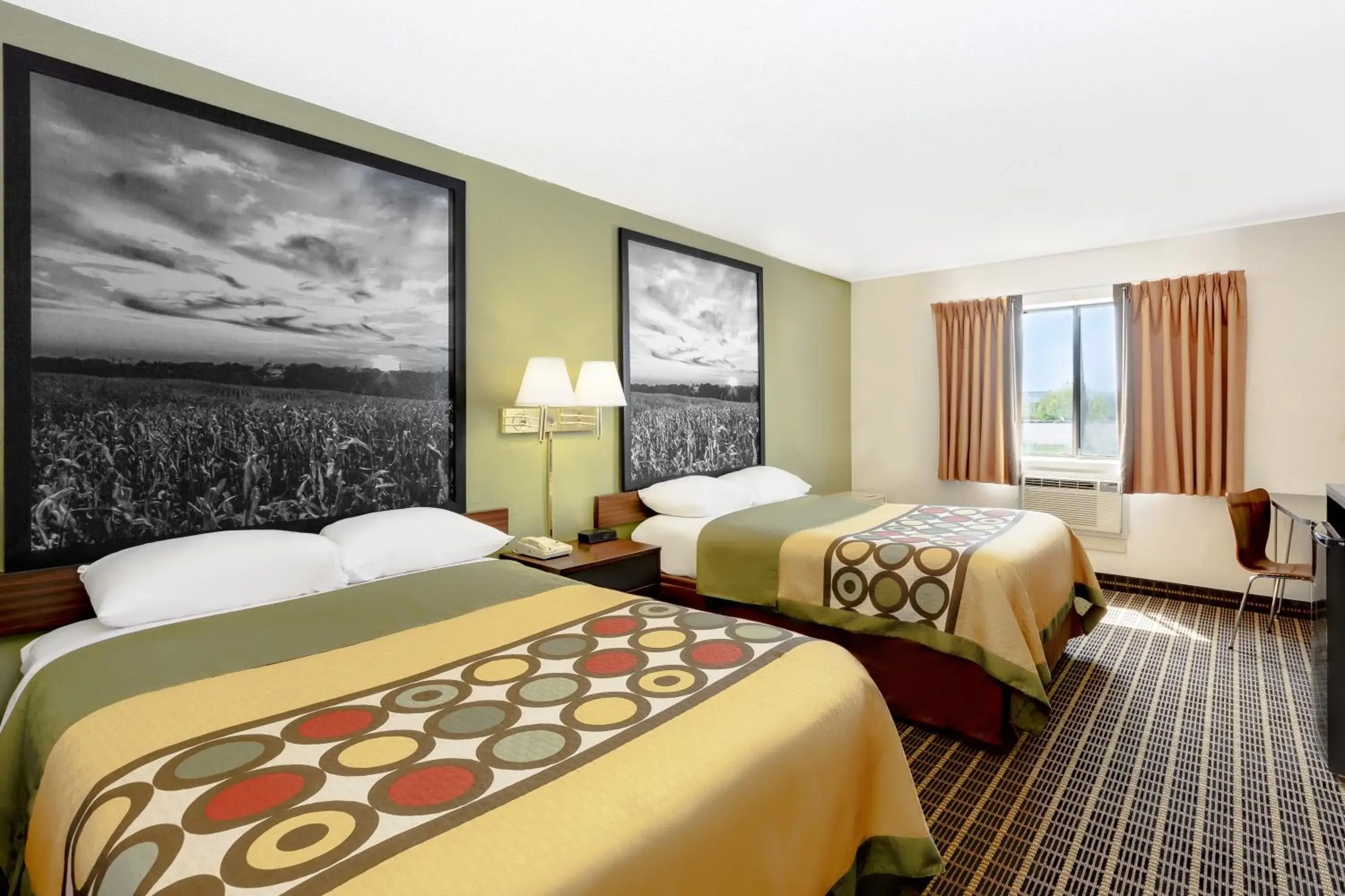 Deluxe Double Room with Two Double Beds - Non-Smoking in Super 8 by Wyndham Norfolk Deluxe Double Room with Two Double Beds - Non-Smoking in Super 8 by Wyndham Norfolk