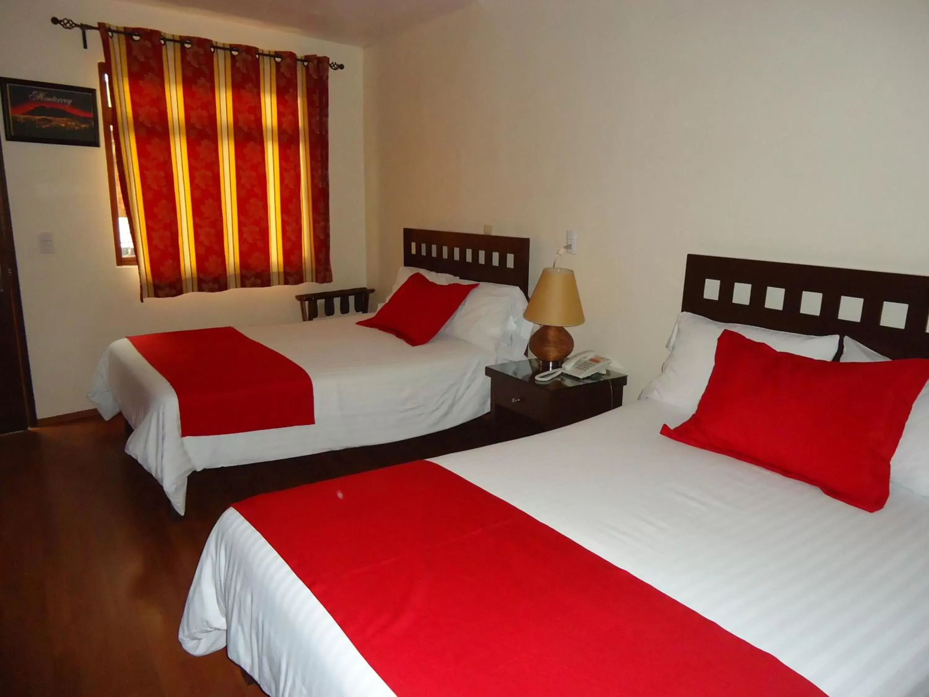 Double Room with Two Double Beds in Hotel Plaza San Carlos Double Room with Two Double Beds in Hotel Plaza San Carlos