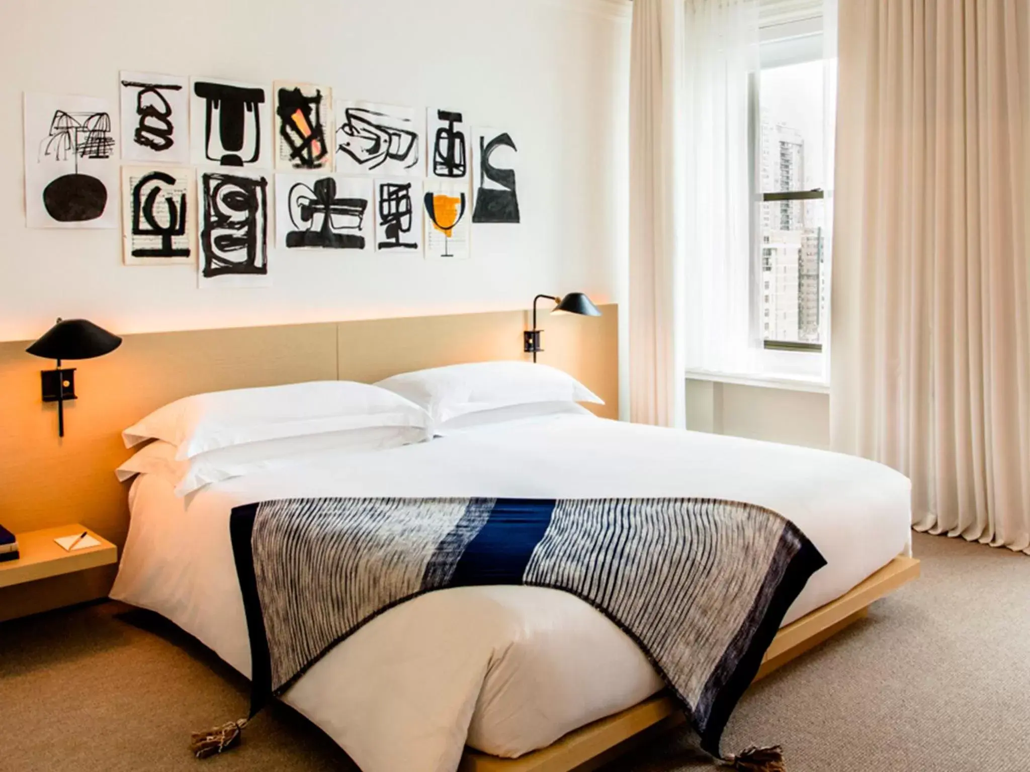 Deluxe King Room with Roll-In Shower - Disability Access in Ambassador Chicago, part of JdV by Hyatt Deluxe King Room with Roll-In Shower - Disability Access in Ambassador Chicago, part of JdV by Hyatt