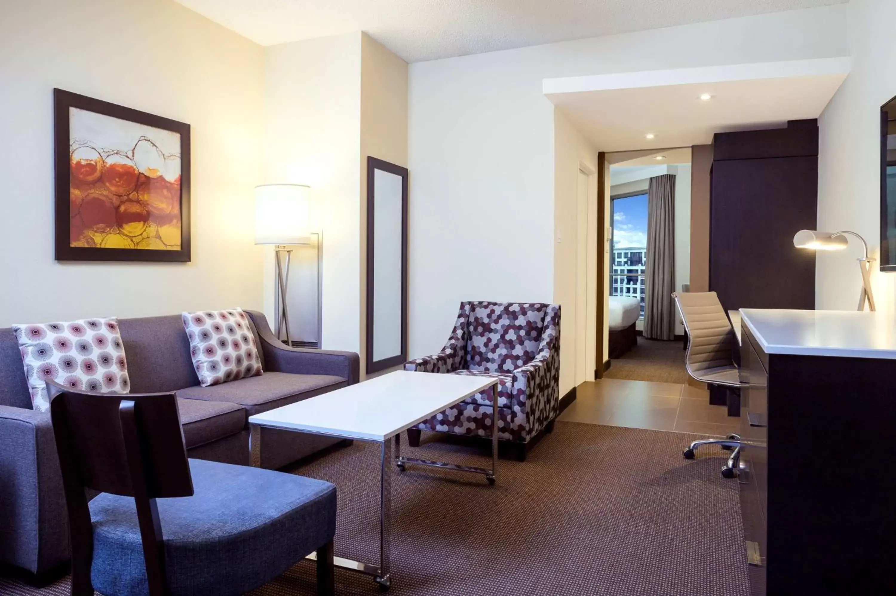 One-Bedroom Suite with Two Double Beds in Hilton Suites Toronto-Markham Conference Centre & Spa One-Bedroom Suite with Two Double Beds in Hilton Suites Toronto-Markham Conference Centre & Spa
