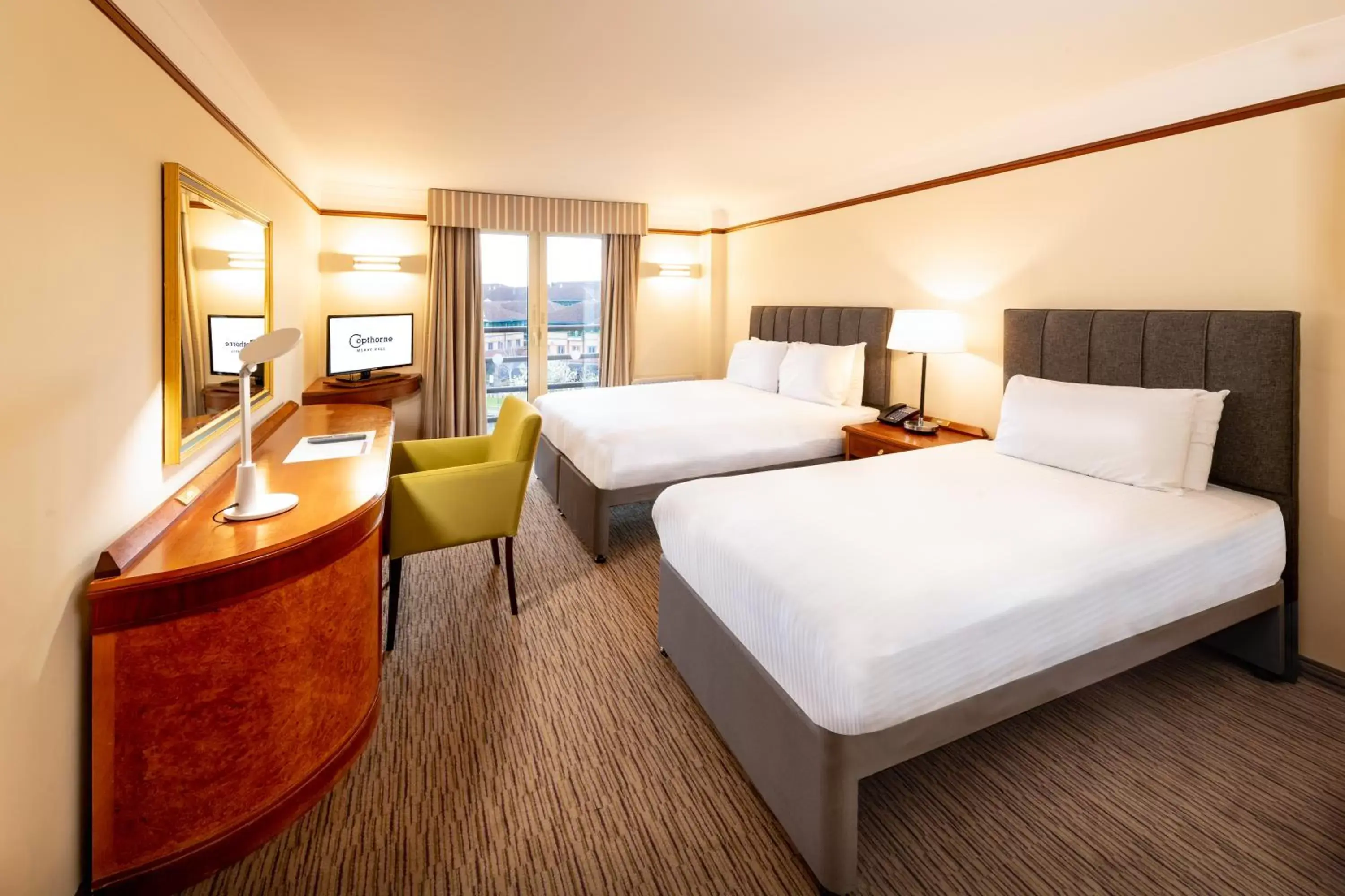 Standard Waterfront Family Room with One King Bed and one Single Bed in Copthorne Hotel Merry Hill Dudley Standard Waterfront Family Room with One King Bed and one Single Bed in Copthorne Hotel Merry Hill Dudley