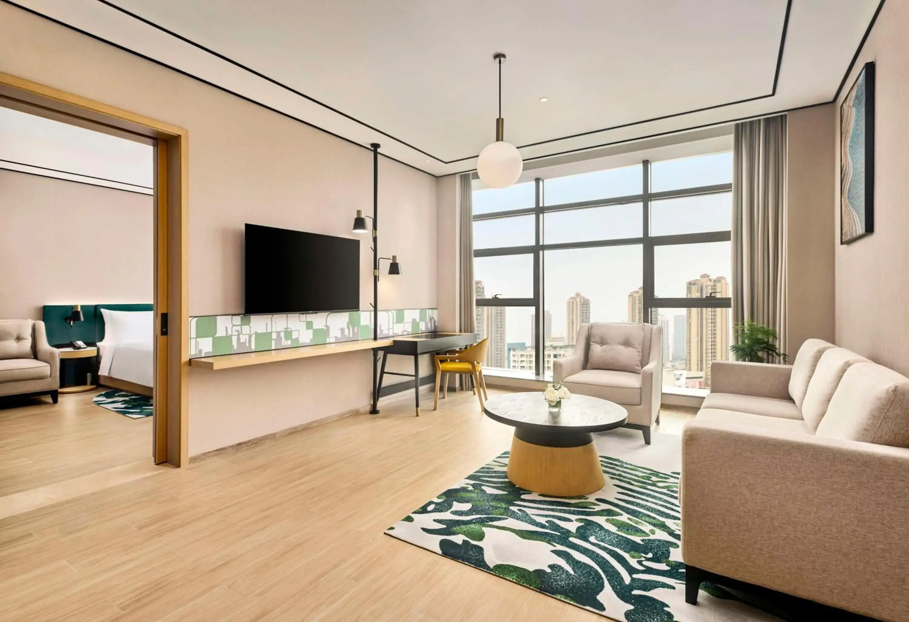 Deluxe King Suite in Hilton Garden Inn Zhuhai Jinan University Deluxe King Suite in Hilton Garden Inn Zhuhai Jinan University