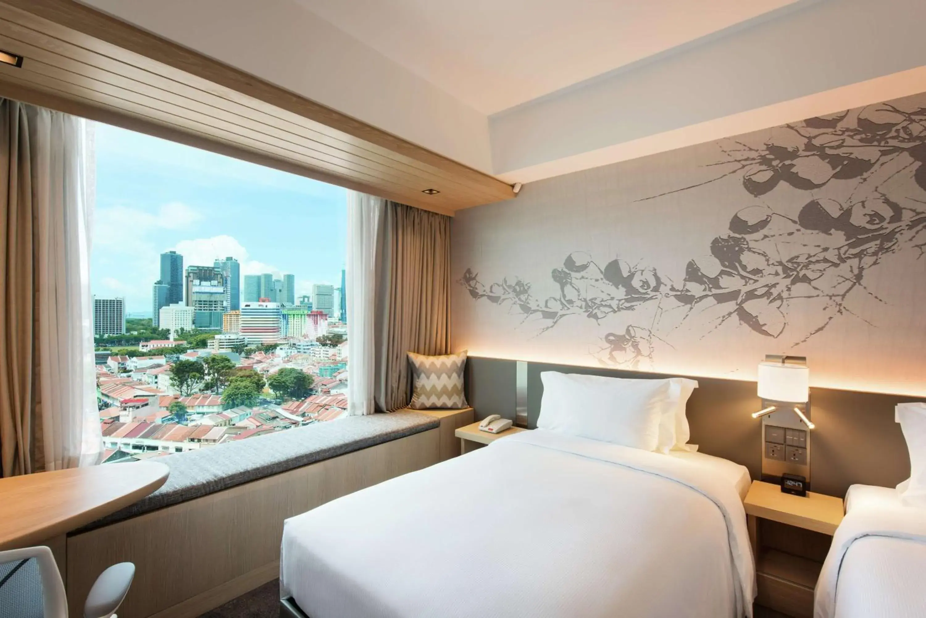 Deluxe Twin Room with City View in Hilton Garden Inn Singapore Serangoon Deluxe Twin Room with City View in Hilton Garden Inn Singapore Serangoon