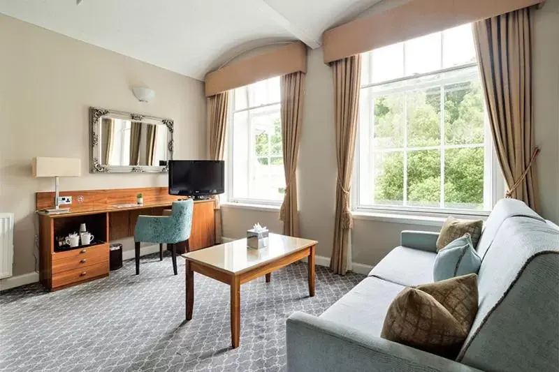 Family Room (2 Adults + 1 Child) - single occupancy in New Lanark Mill Hotel Family Room (2 Adults + 1 Child) - single occupancy in New Lanark Mill Hotel