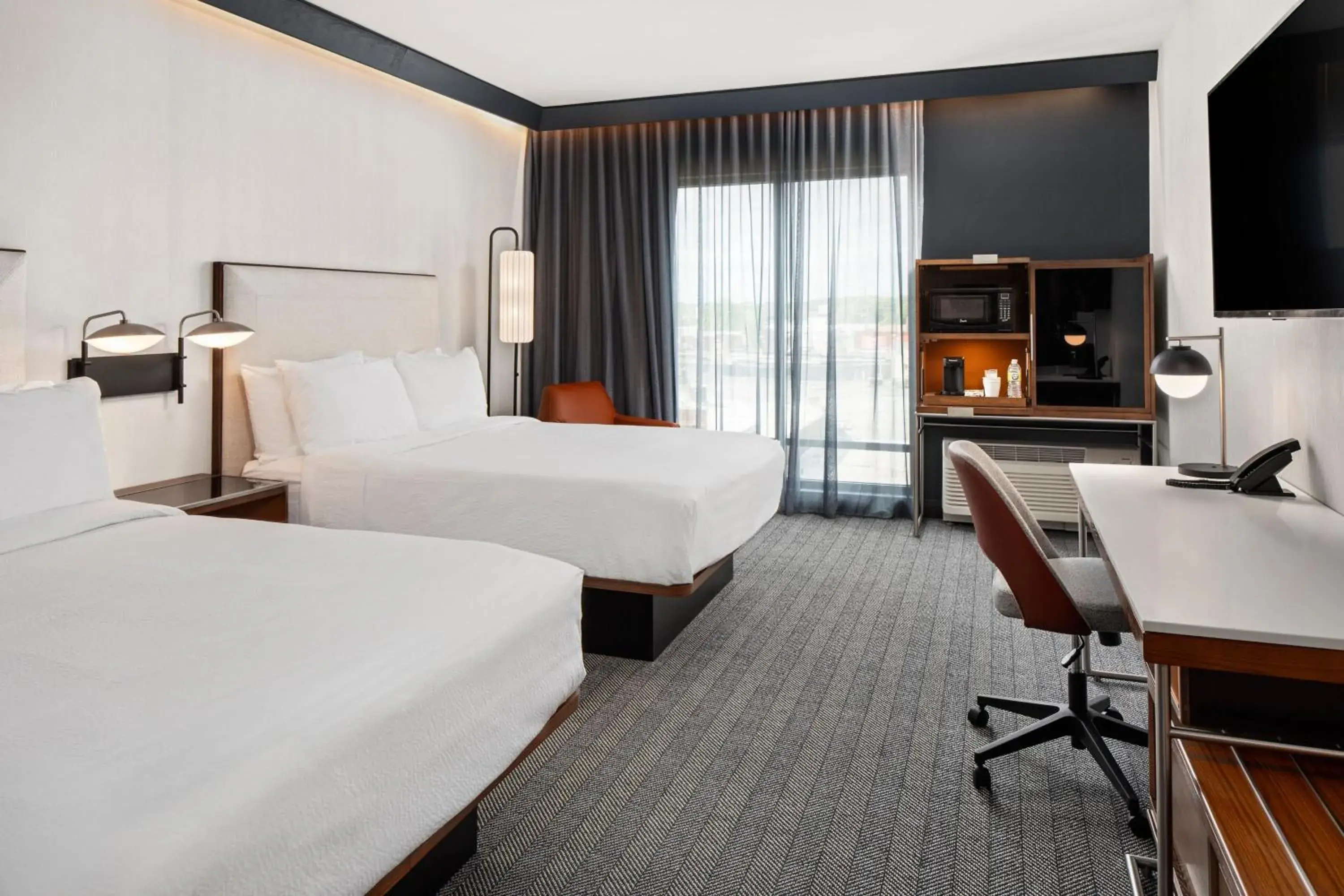 Classic Queen Room with Two Queen Beds - Hearing Accessible in Courtyard by Marriott Owatonna Downtown Classic Queen Room with Two Queen Beds - Hearing Accessible in Courtyard by Marriott Owatonna Downtown