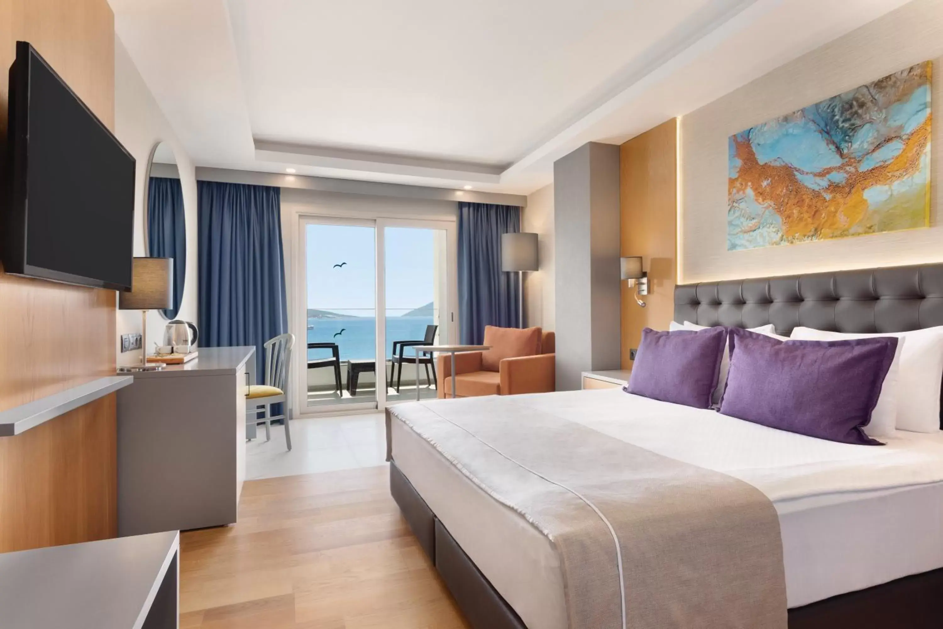 Deluxe Room with Sea View in La Quinta by Wyndham Bodrum Deluxe Room with Sea View in La Quinta by Wyndham Bodrum
