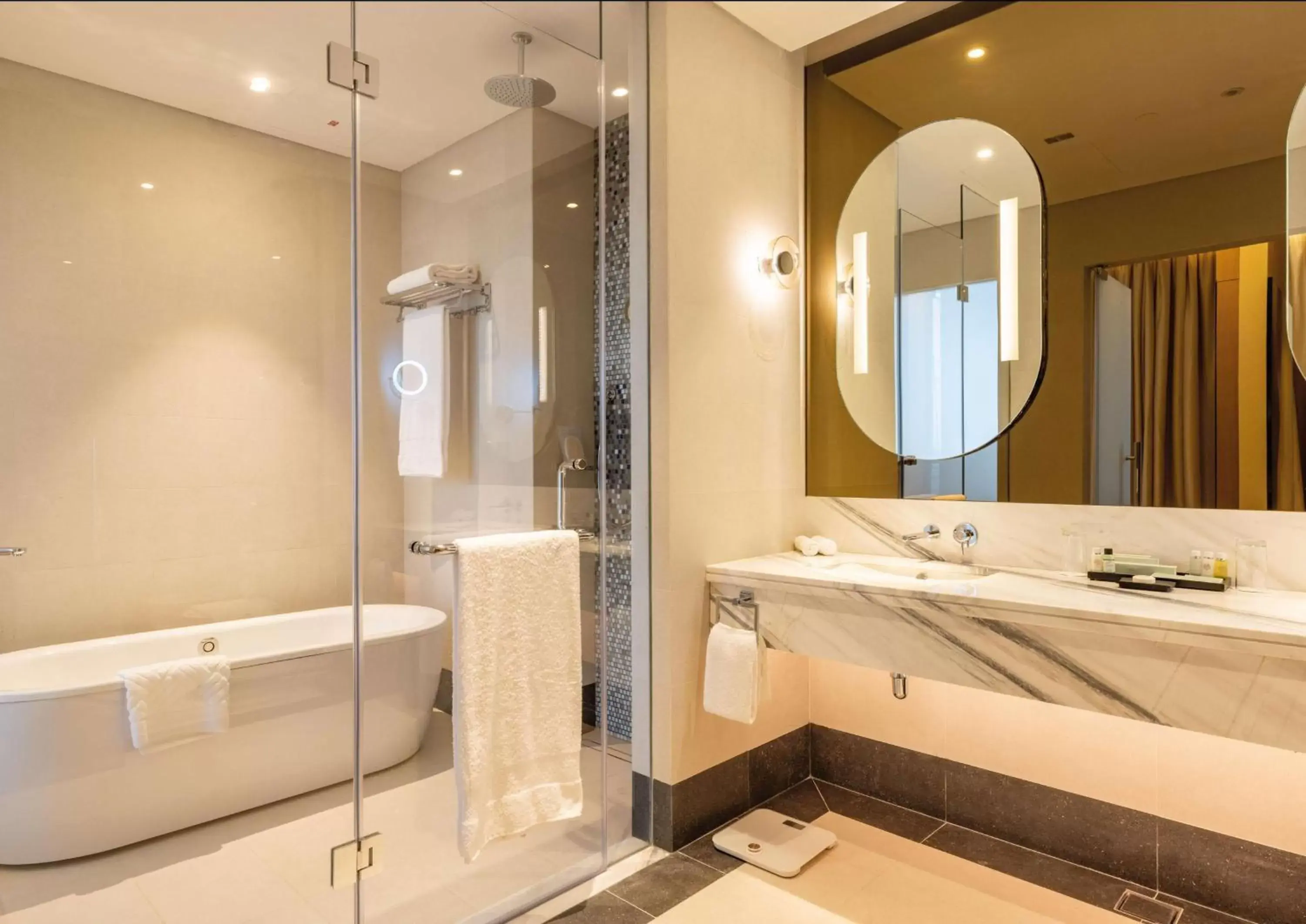 One Bedroom Premium Suite with One King Bed and Sea View - Non Smoking in Embassy Suites By Hilton Doha Old Town One Bedroom Premium Suite with One King Bed and Sea View - Non Smoking in Embassy Suites By Hilton Doha Old Town