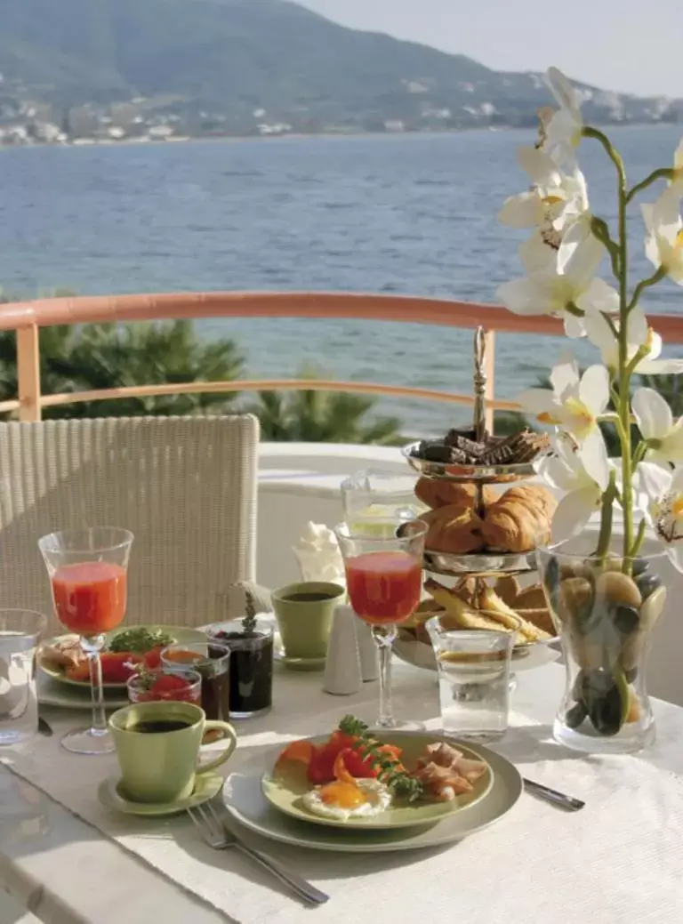 Continental breakfast in Over Sea Rooms & Villas Continental breakfast in Over Sea Rooms & Villas