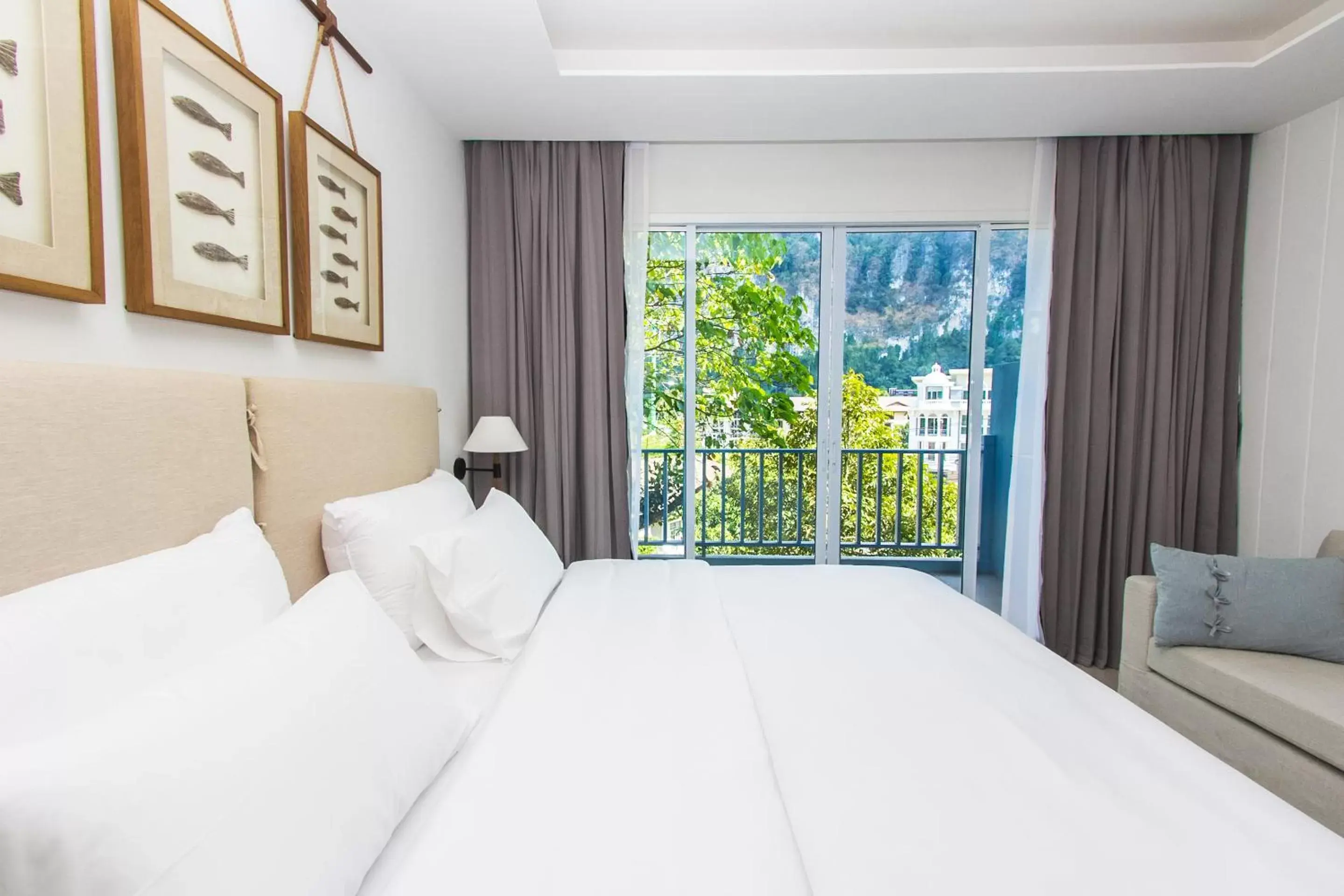 Deluxe Double Room or Twin Room with Cliff View in Marina Express-Fisherman Aonang Deluxe Double Room or Twin Room with Cliff View in Marina Express-Fisherman Aonang