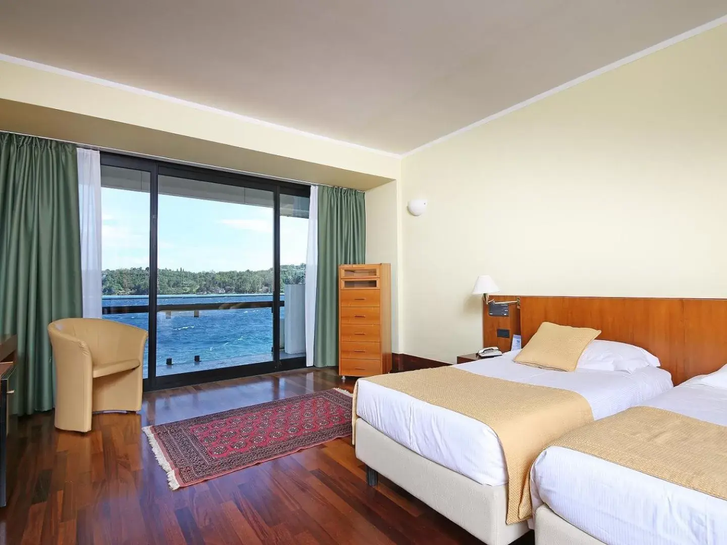 Deluxe Double or Twin Room with Balcony and Lake View - single occupancy in Hotel Salò du Parc Deluxe Double or Twin Room with Balcony and Lake View - single occupancy in Hotel Salò du Parc