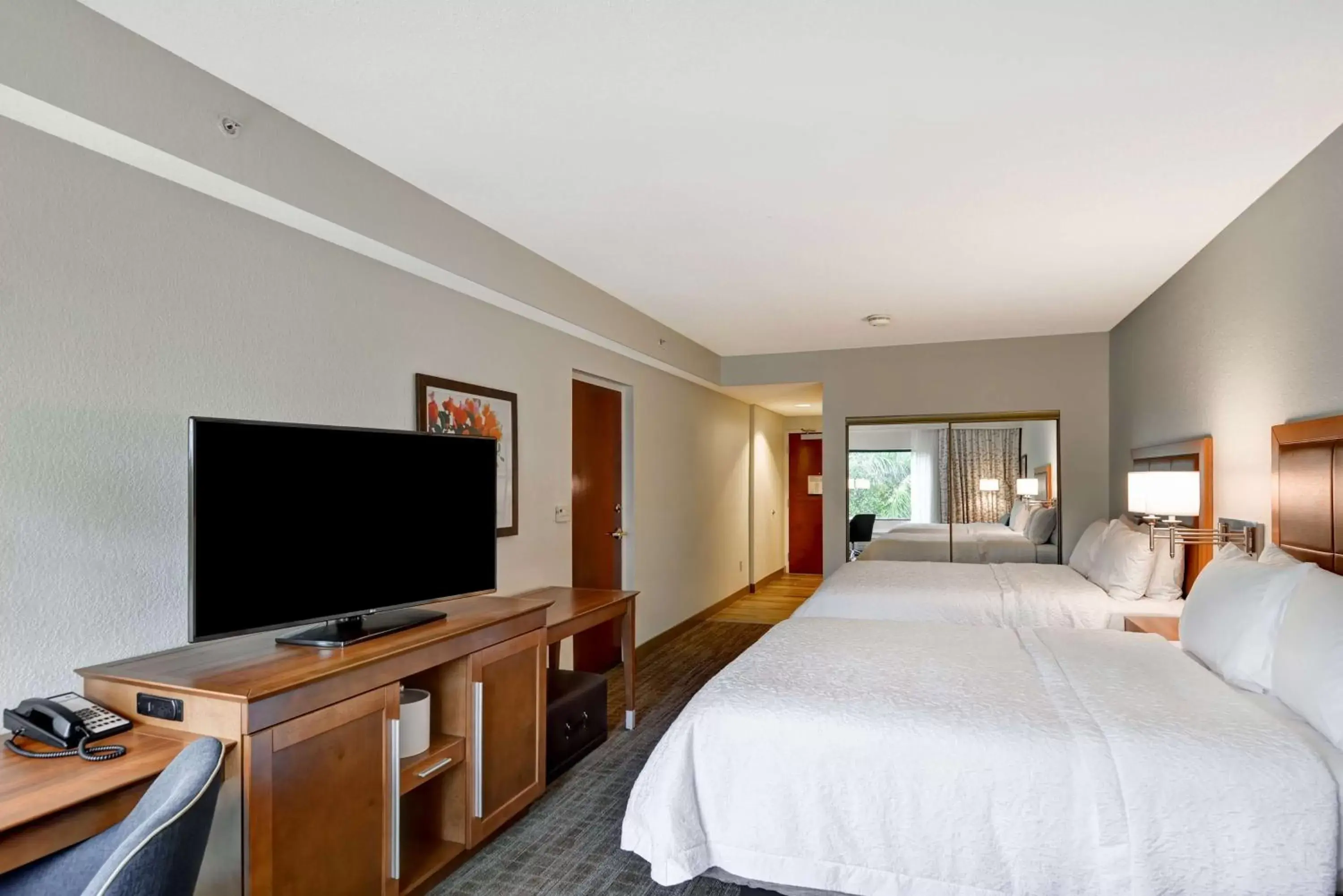 Queen Room with Two Queen Beds and Sofa Bed - Non-Smoking in Hampton Inn Palm Beach Gardens Queen Room with Two Queen Beds and Sofa Bed - Non-Smoking in Hampton Inn Palm Beach Gardens