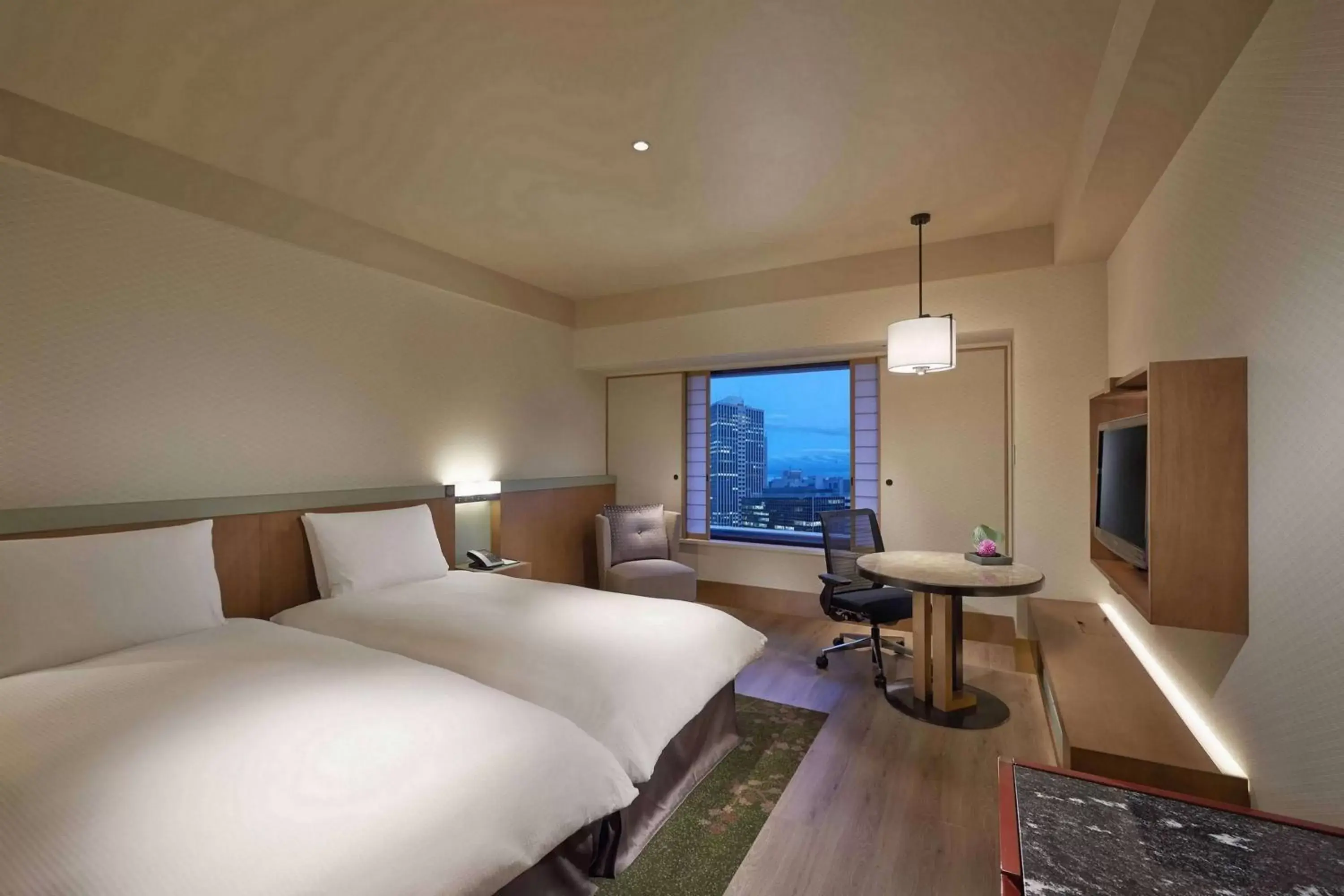 Twin Room in Hilton Osaka Hotel Twin Room in Hilton Osaka Hotel