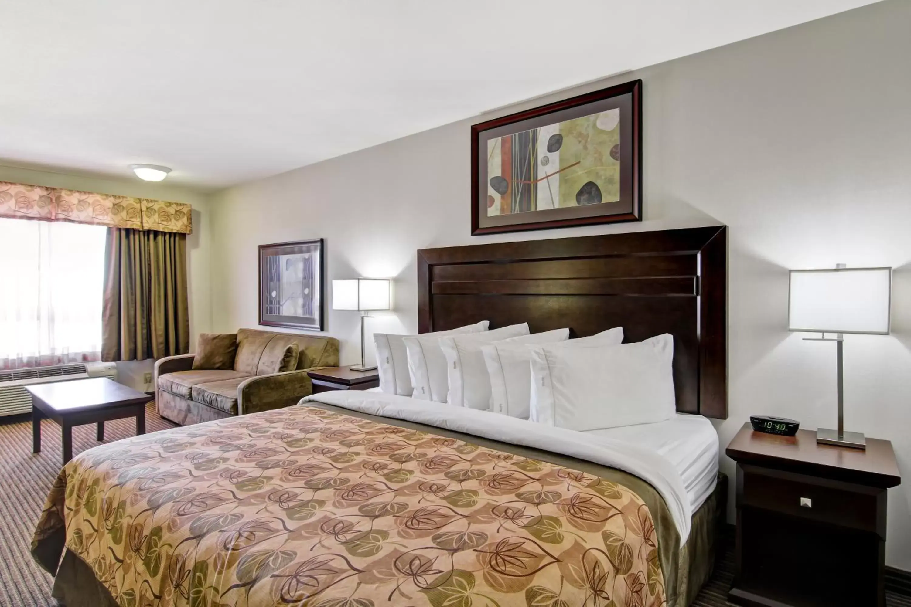 Standard King Room with Sofa Bed in Canalta Hotel Weyburn Standard King Room with Sofa Bed in Canalta Hotel Weyburn