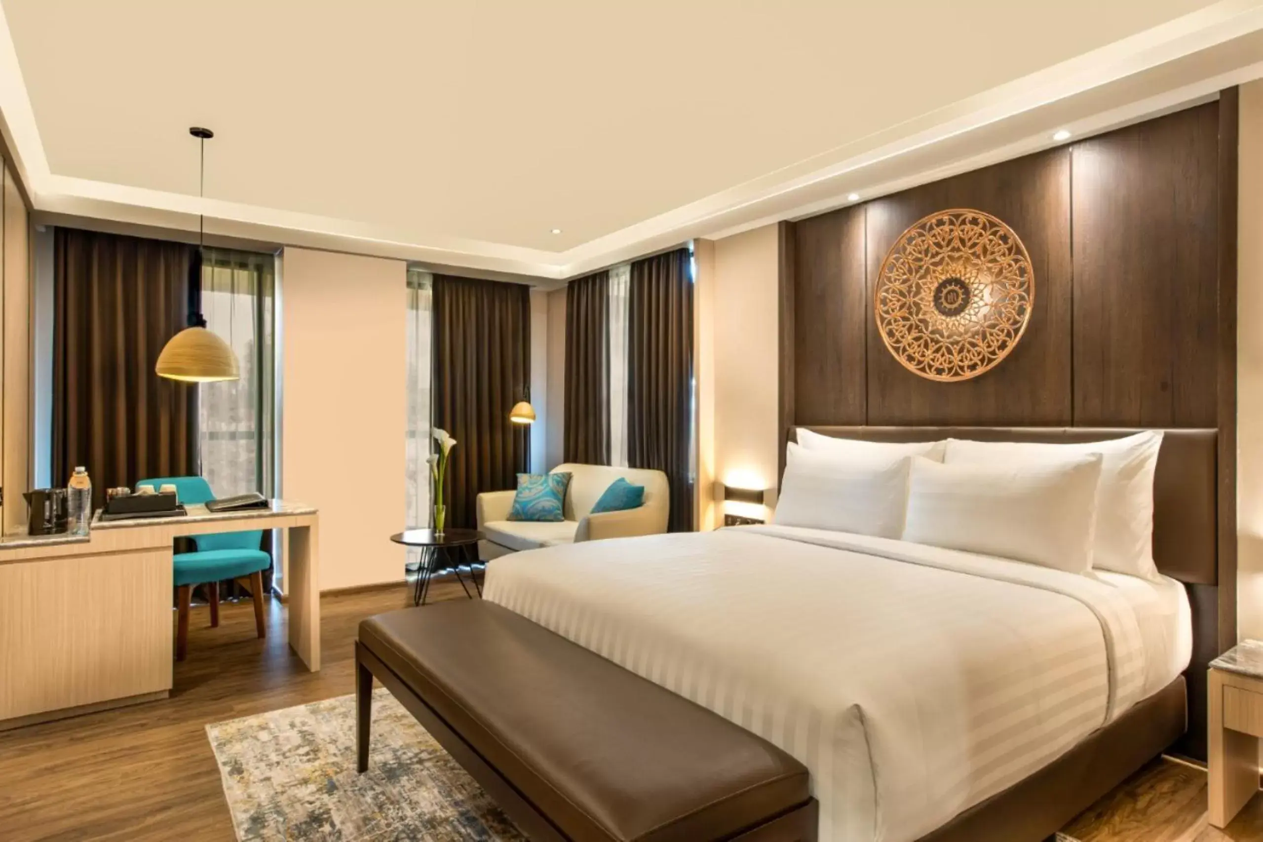 Premier Balcony in The Manohara Hotel Yogyakarta Premier Balcony in The Manohara Hotel Yogyakarta