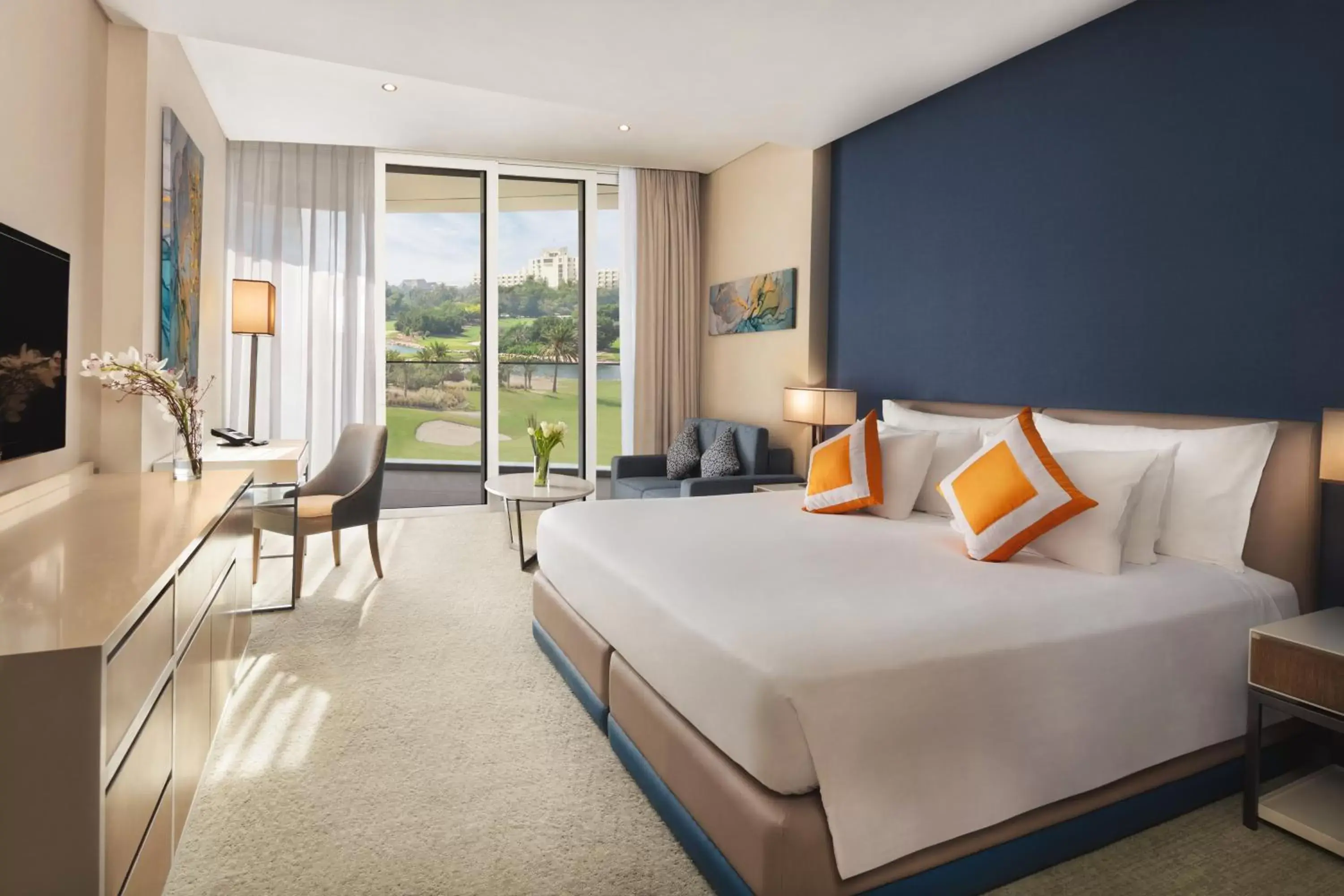 Premium Room King Bed with Pool, Beach, Splash Park & Free Shuttle to Shopping Malls in JA Lake View Hotel, Dubai Premium Room King Bed with Pool, Beach, Splash Park & Free Shuttle to Shopping Malls in JA Lake View Hotel, Dubai
