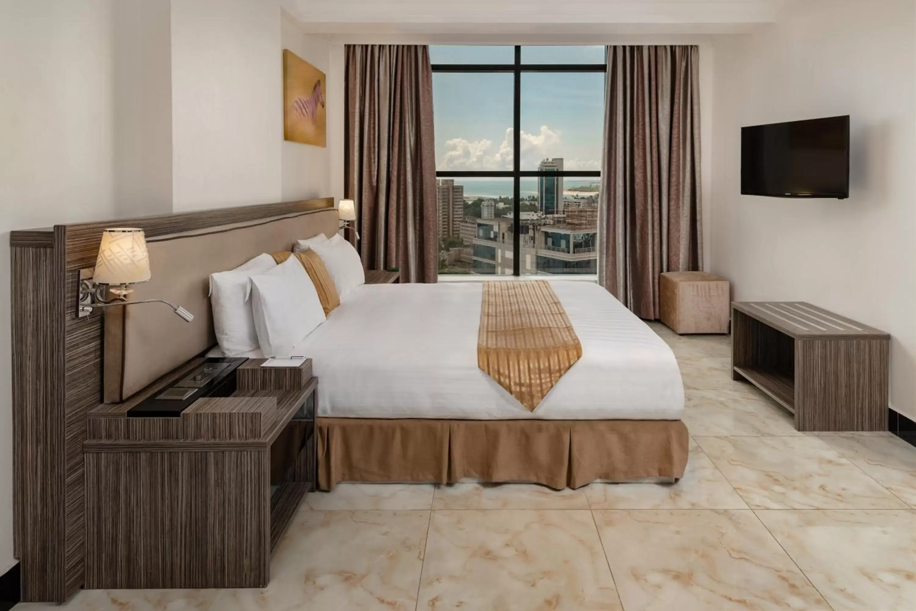 Junior Queen Suite 19th Floor in Golden Tulip Dar Es Salaam City Center Hotel Junior Queen Suite 19th Floor in Golden Tulip Dar Es Salaam City Center Hotel