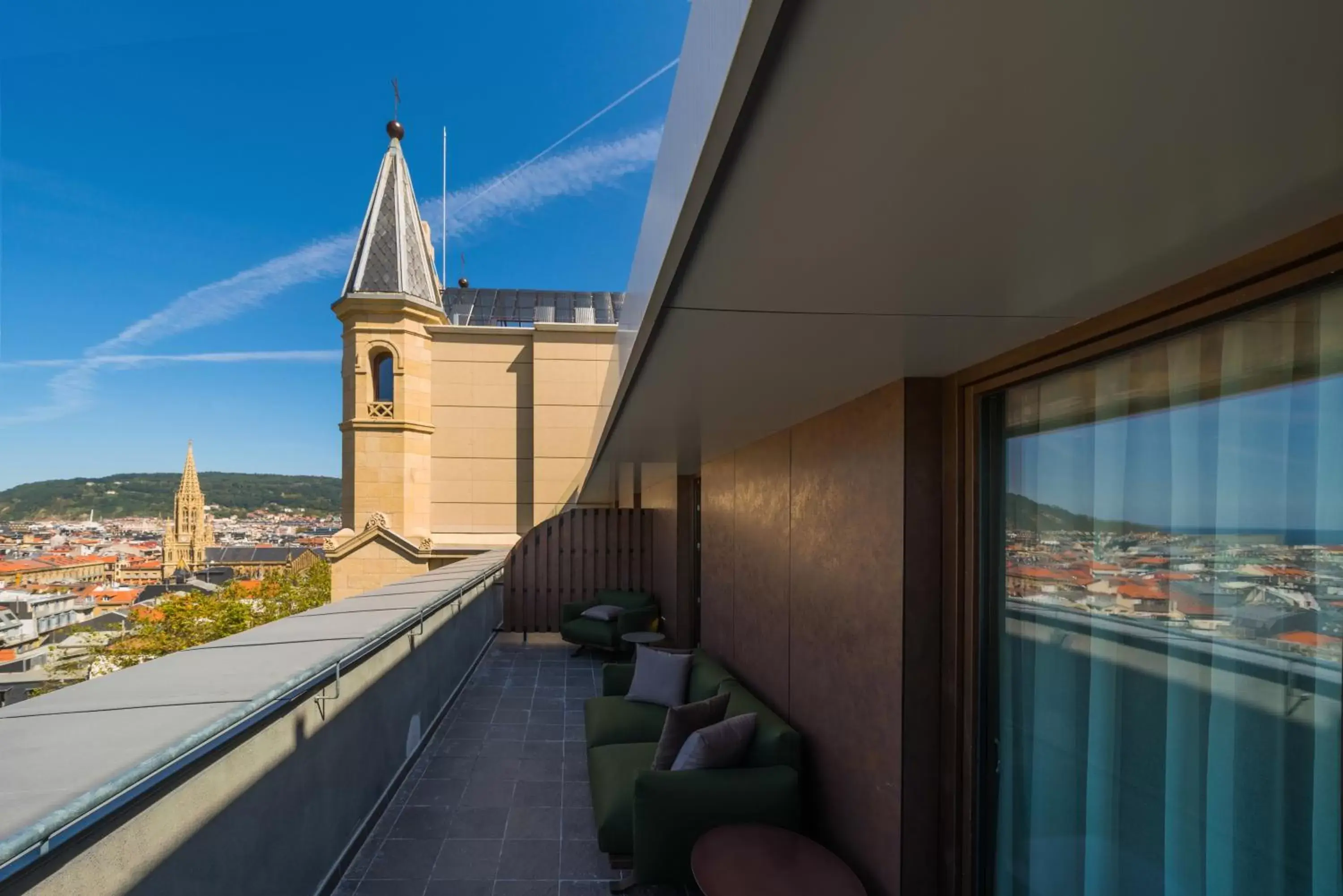 Double Room with Terrace and Sea View in Catalonia Donosti Double Room with Terrace and Sea View in Catalonia Donosti