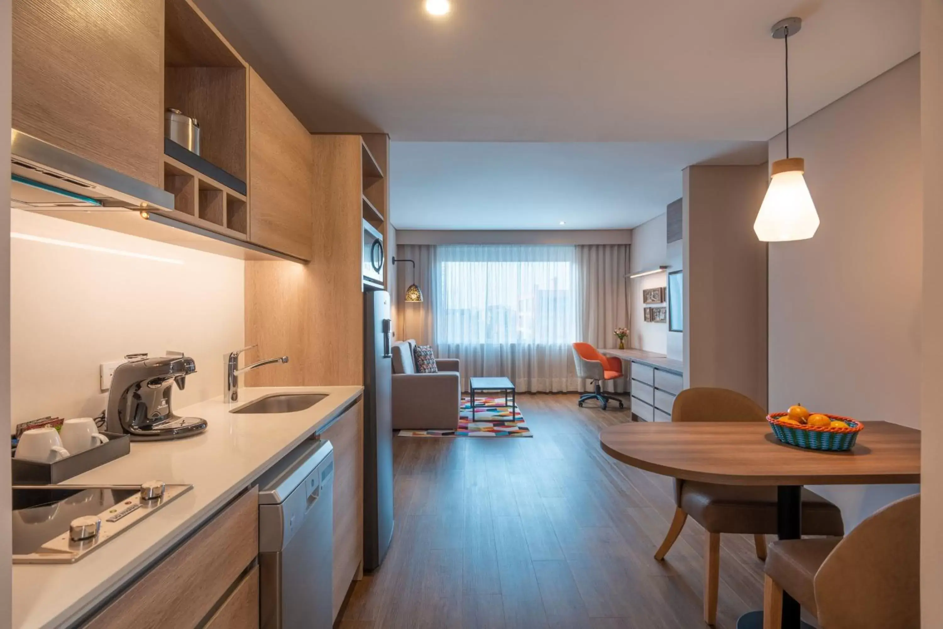 1 Bedroom Junior suite with 1 King, Sofa bed, City view in Residence Inn by Marriott Bogota 1 Bedroom Junior suite with 1 King, Sofa bed, City view in Residence Inn by Marriott Bogota