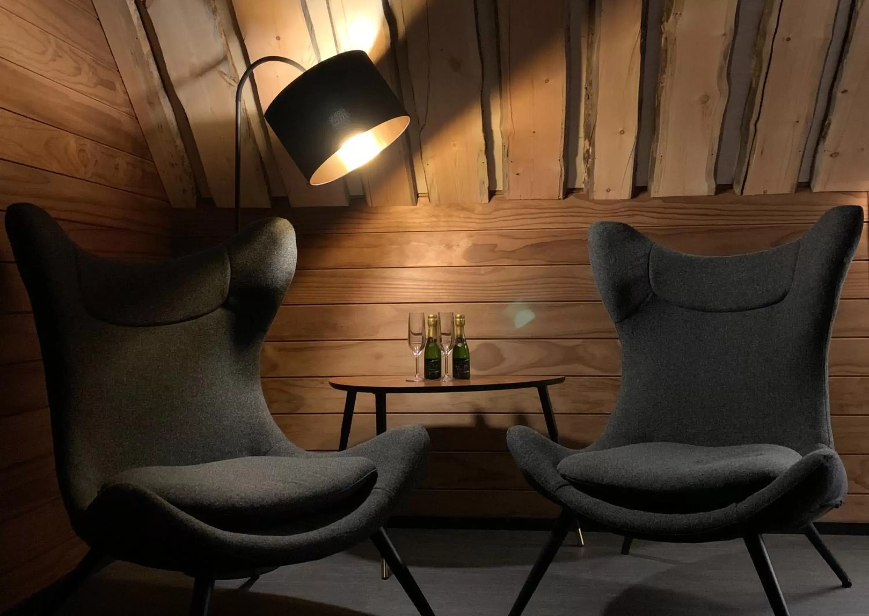 Log Cabin with Glass Ceiling in Wilderness Hotel Nangu & Igloos Log Cabin with Glass Ceiling in Wilderness Hotel Nangu & Igloos