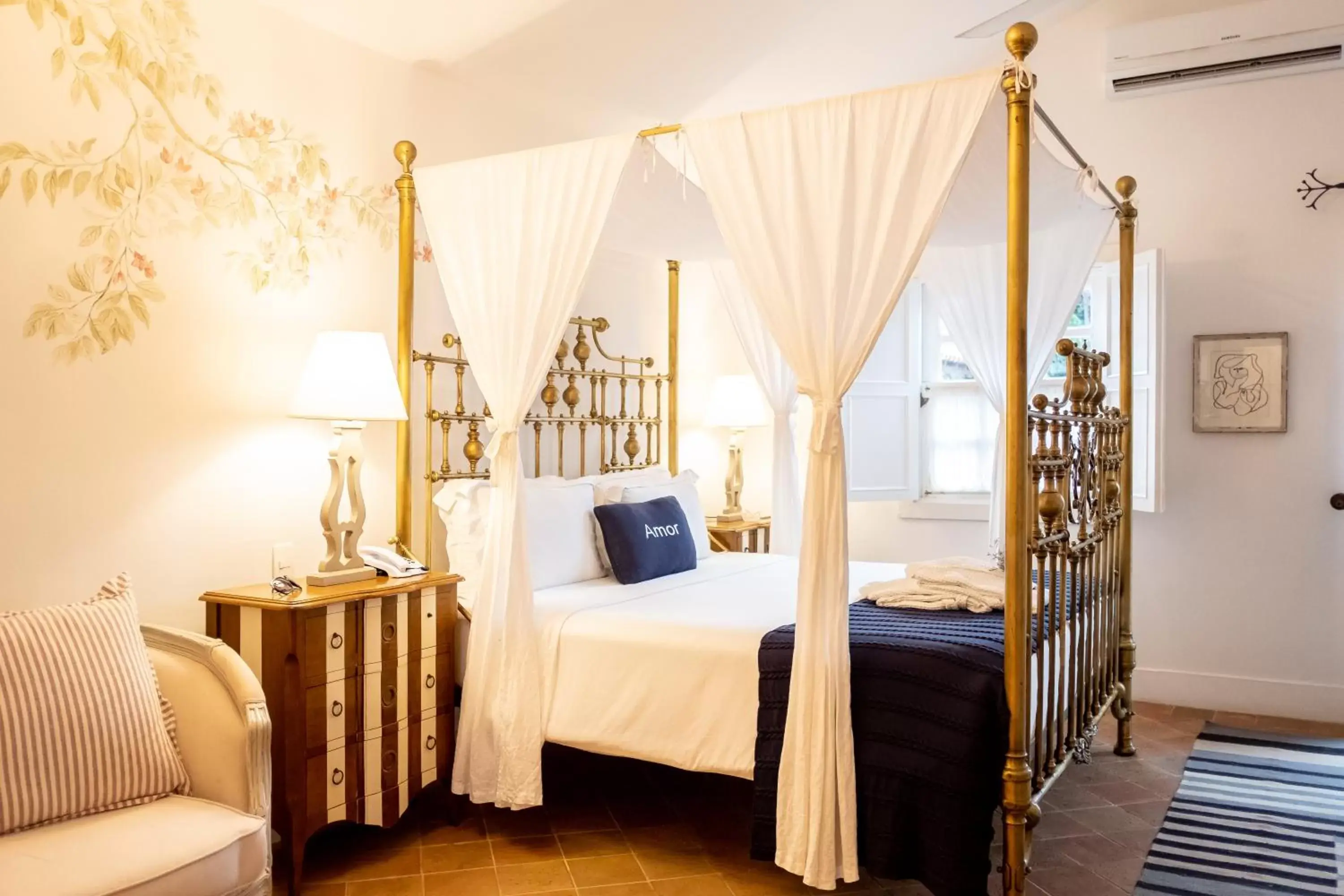 Double Room with Balcony and Sea View in Vila da Santa Hotel Boutique & Spa Double Room with Balcony and Sea View in Vila da Santa Hotel Boutique & Spa