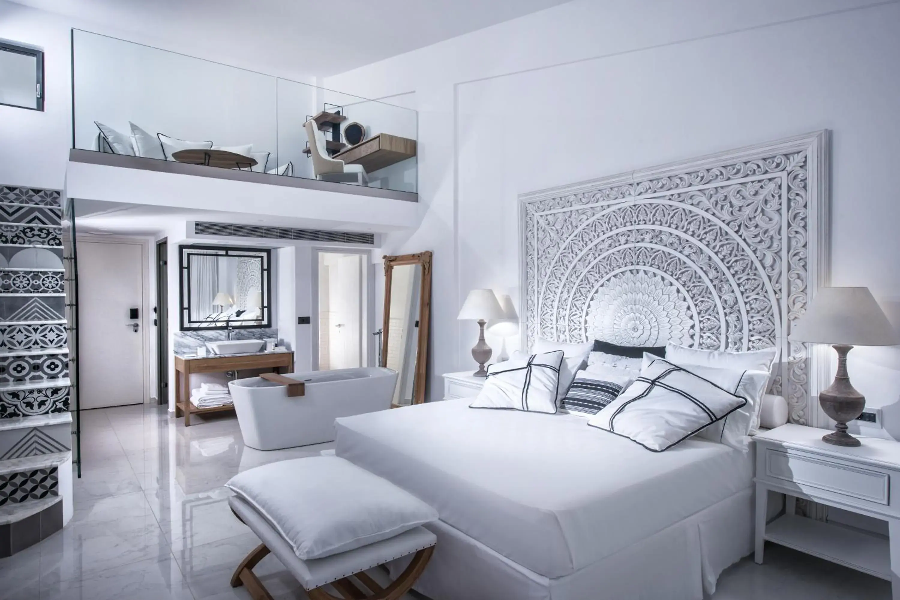 Loft Deluxe Guestroom with Sea View in Abaton Island Resort & Spa Loft Deluxe Guestroom with Sea View in Abaton Island Resort & Spa