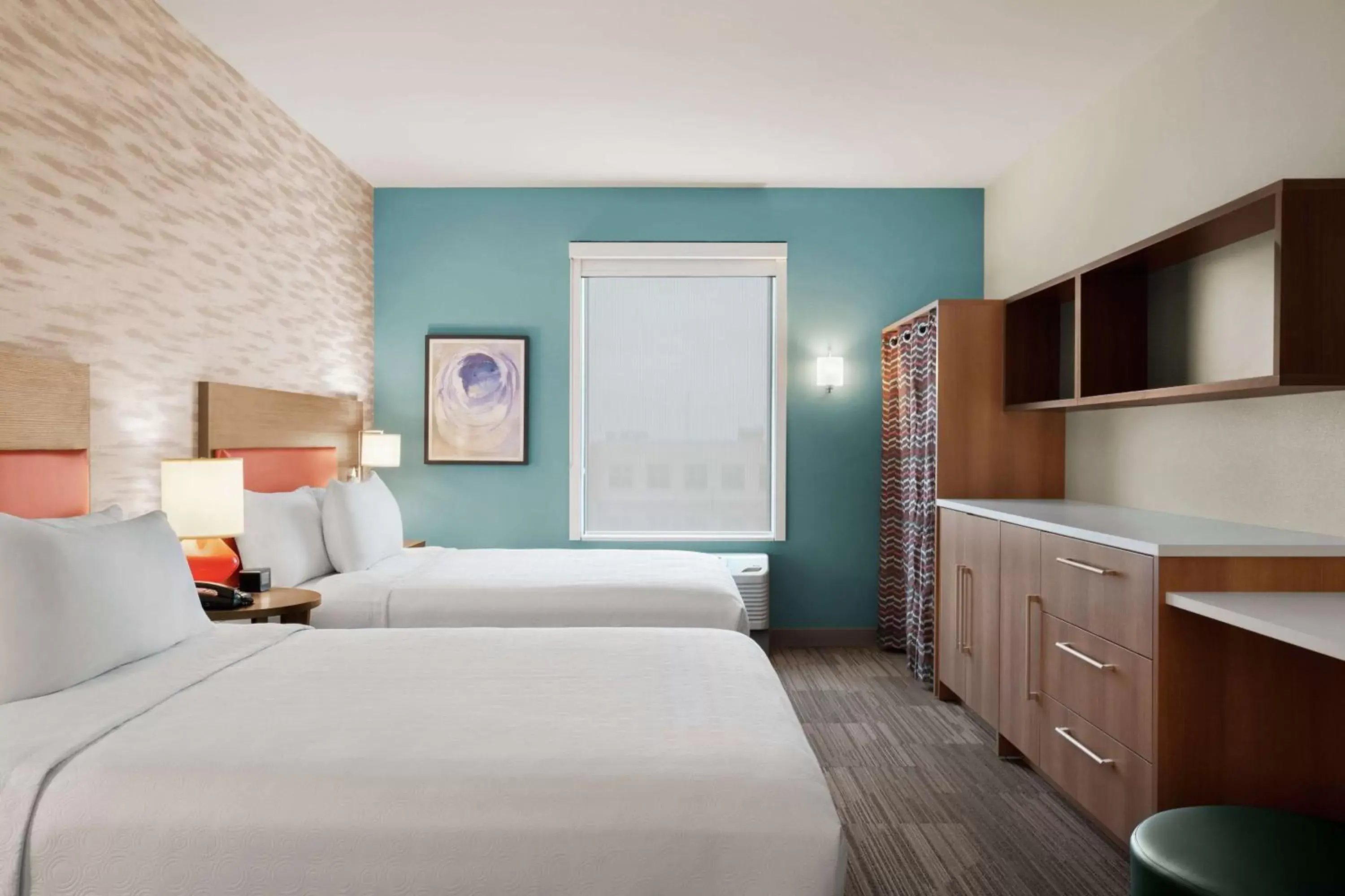 Queen Studio with Two Queen Beds - Non-Smoking in Home2 Suites By Hilton Warminster Horsham Queen Studio with Two Queen Beds - Non-Smoking in Home2 Suites By Hilton Warminster Horsham