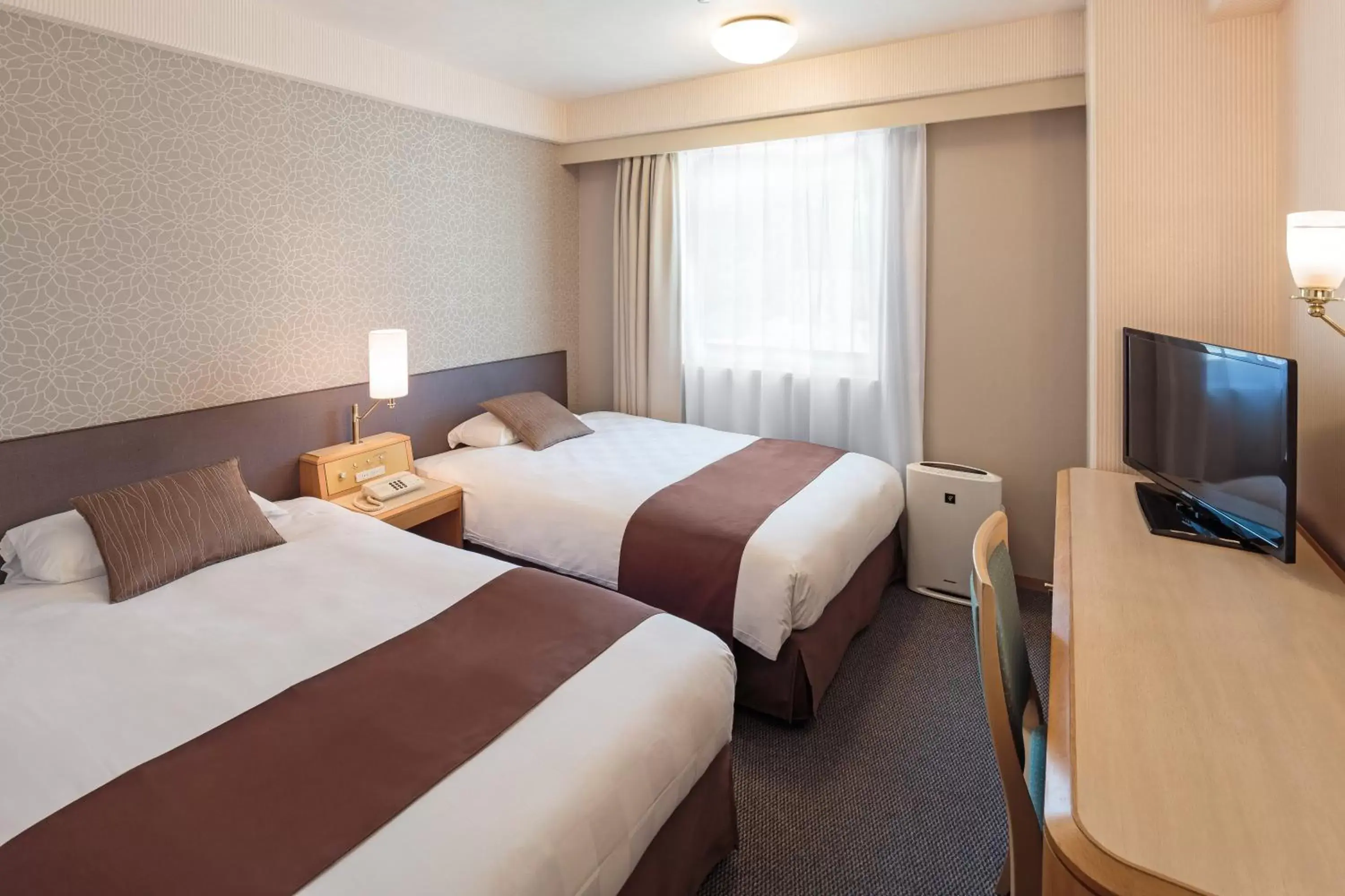 Economy Twin Room - single occupancy - Non-Smoking in Matsuyama Tokyu REI Hotel Economy Twin Room - single occupancy - Non-Smoking in Matsuyama Tokyu REI Hotel