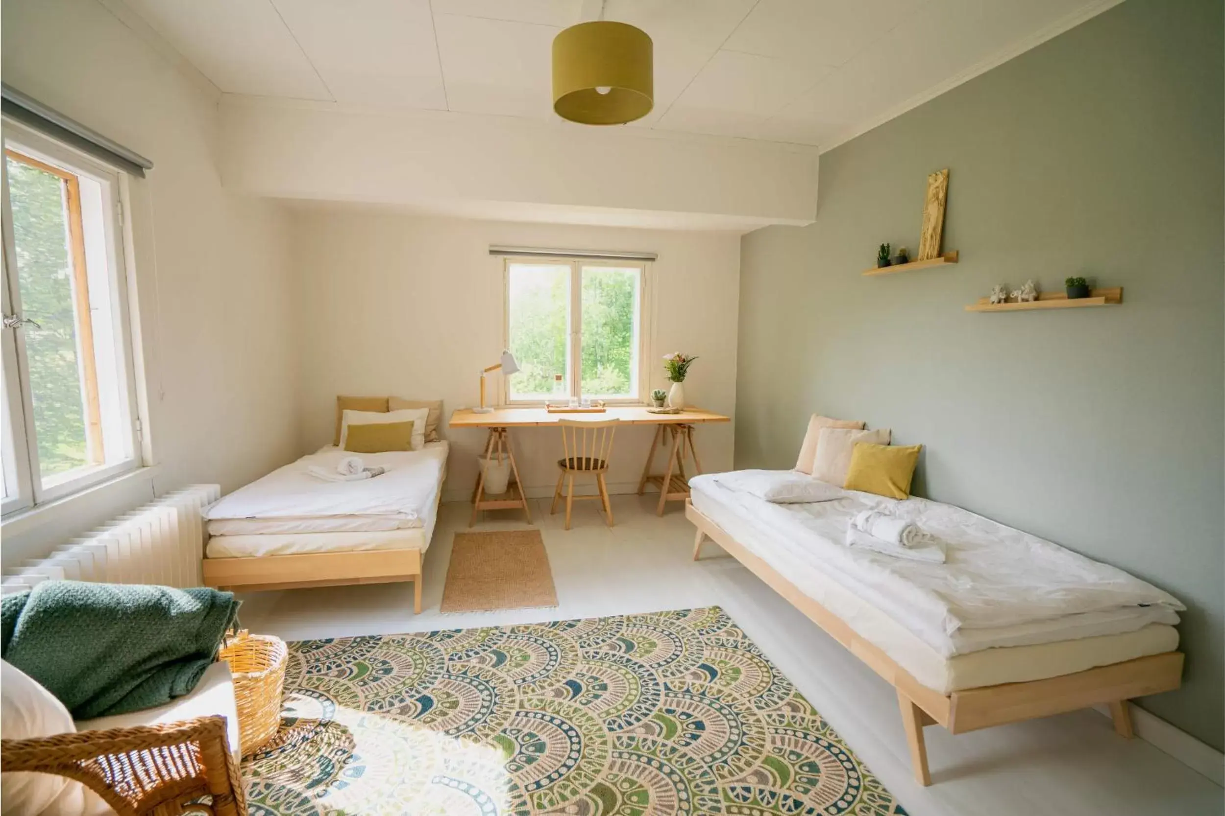 Double or Twin Room with Shared Bathroom in Olo Center by Kolovesi Nature Park Double or Twin Room with Shared Bathroom in Olo Center by Kolovesi Nature Park