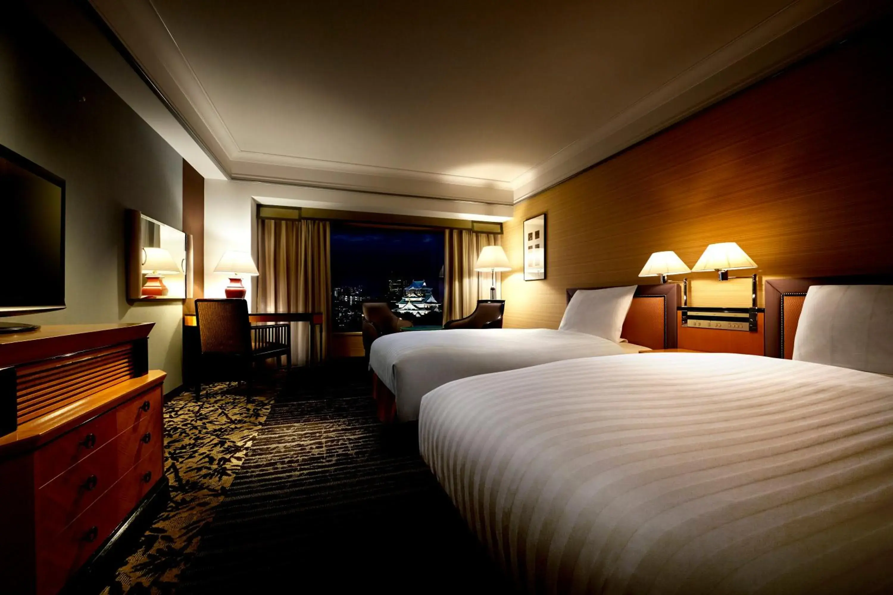 Deluxe Twin Non Smoking Castle View - single occupancy in Hotel New Otani Osaka Deluxe Twin Non Smoking Castle View - single occupancy in Hotel New Otani Osaka