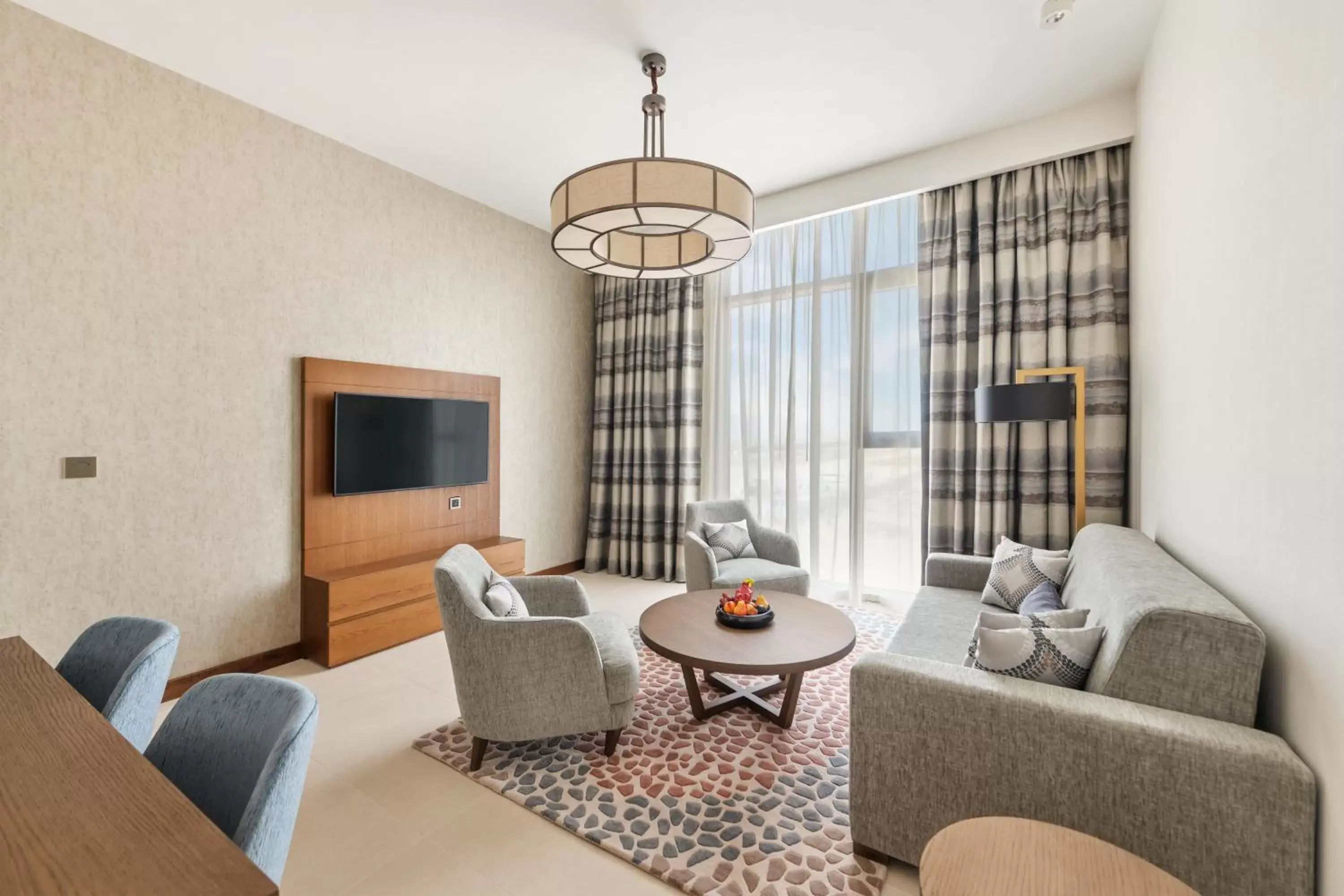 One-Bedroom King Suite with City View in Staybridge Suites Dubai Al-Maktoum Airport by IHG One-Bedroom King Suite with City View in Staybridge Suites Dubai Al-Maktoum Airport by IHG