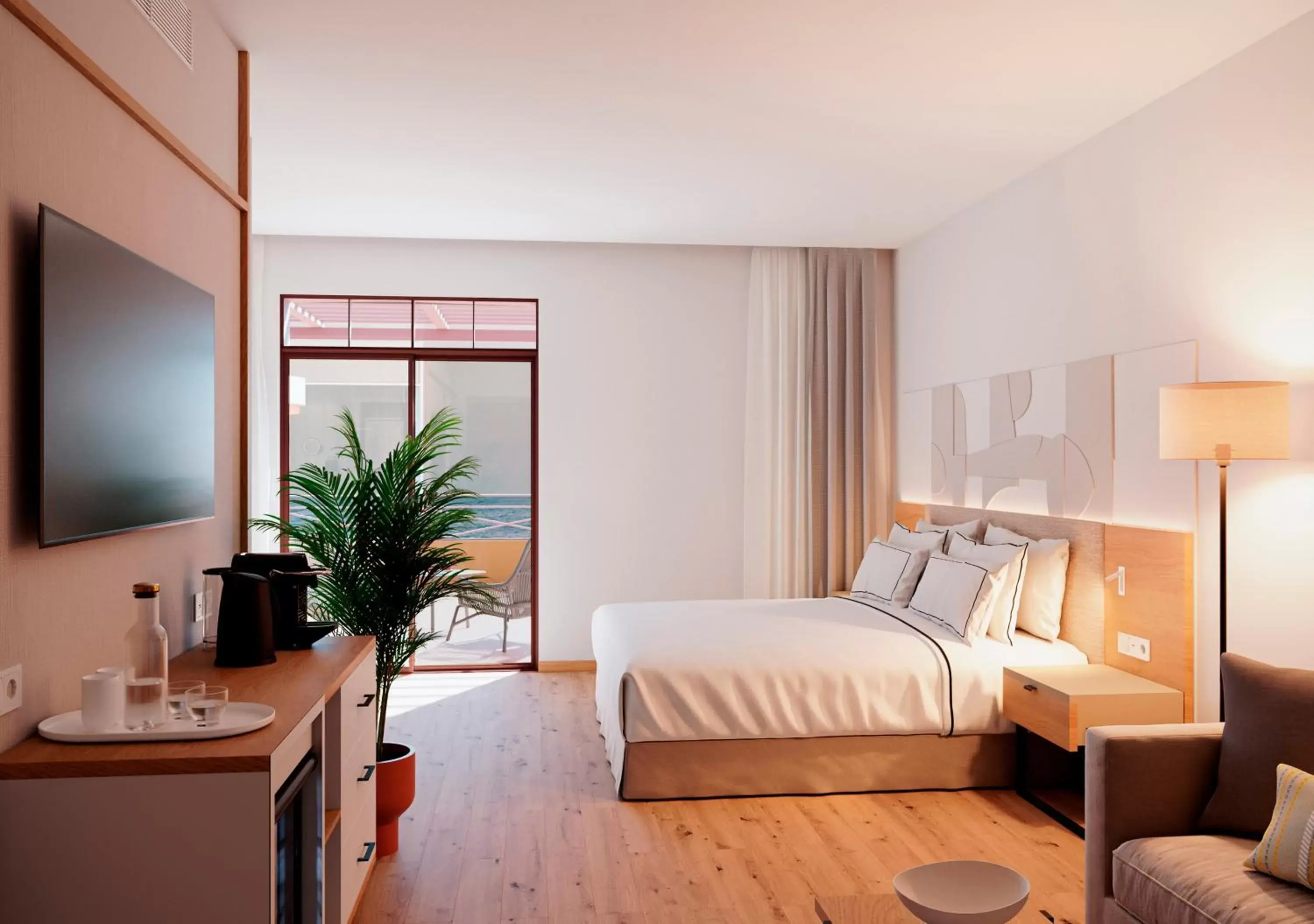 The Level Room Sea View with Solarium in Melia Jardines del Teide - Adults Only The Level Room Sea View with Solarium in Melia Jardines del Teide - Adults Only