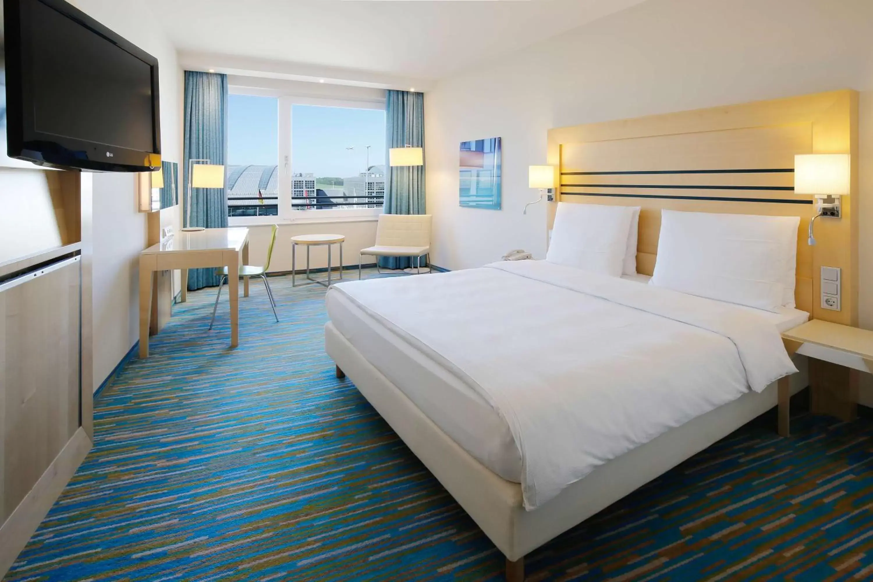 Superior Room with Airport View in Radisson Blu Hotel, Hamburg Airport Superior Room with Airport View in Radisson Blu Hotel, Hamburg Airport