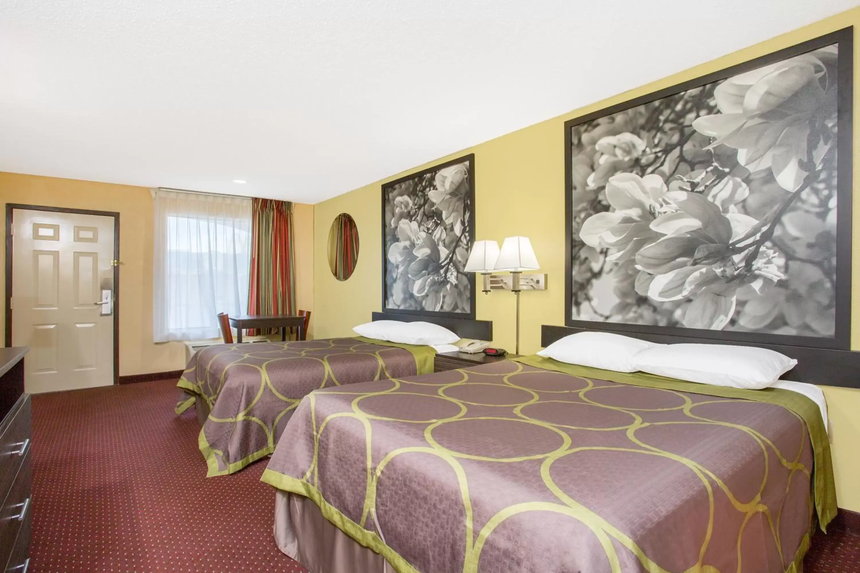 Queen Room with Two Queen Beds - Smoking in Super 8 by Wyndham Sumter Queen Room with Two Queen Beds - Smoking in Super 8 by Wyndham Sumter