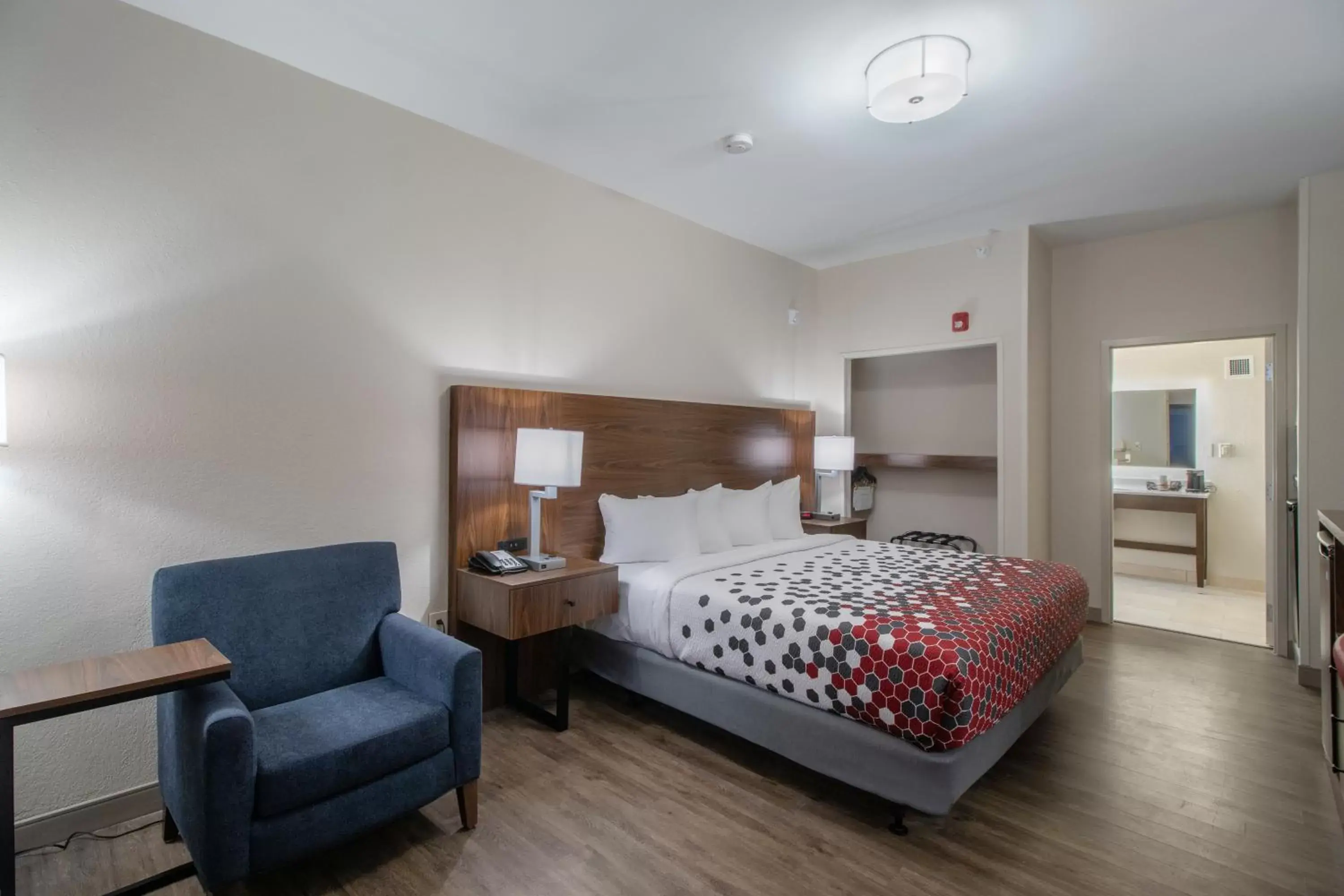 King Room with Roll-In Shower - Disability Access/Non Smoking in Econo Lodge Inn & Suites Foley-North Gulf Shores King Room with Roll-In Shower - Disability Access/Non Smoking in Econo Lodge Inn & Suites Foley-North Gulf Shores