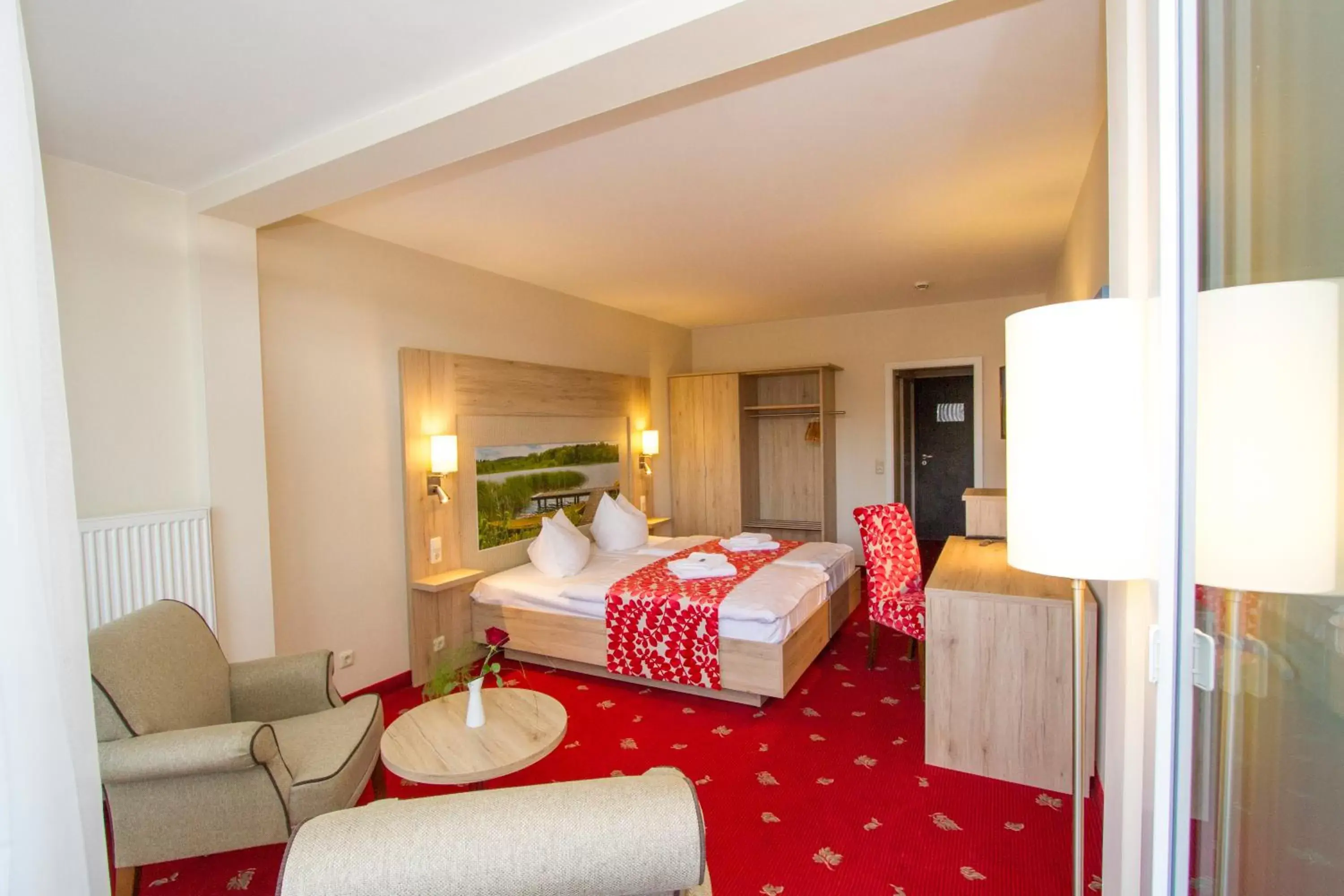 Double Room with Balcony - single occupancy in Falk Seehotel Plau am See Double Room with Balcony - single occupancy in Falk Seehotel Plau am See