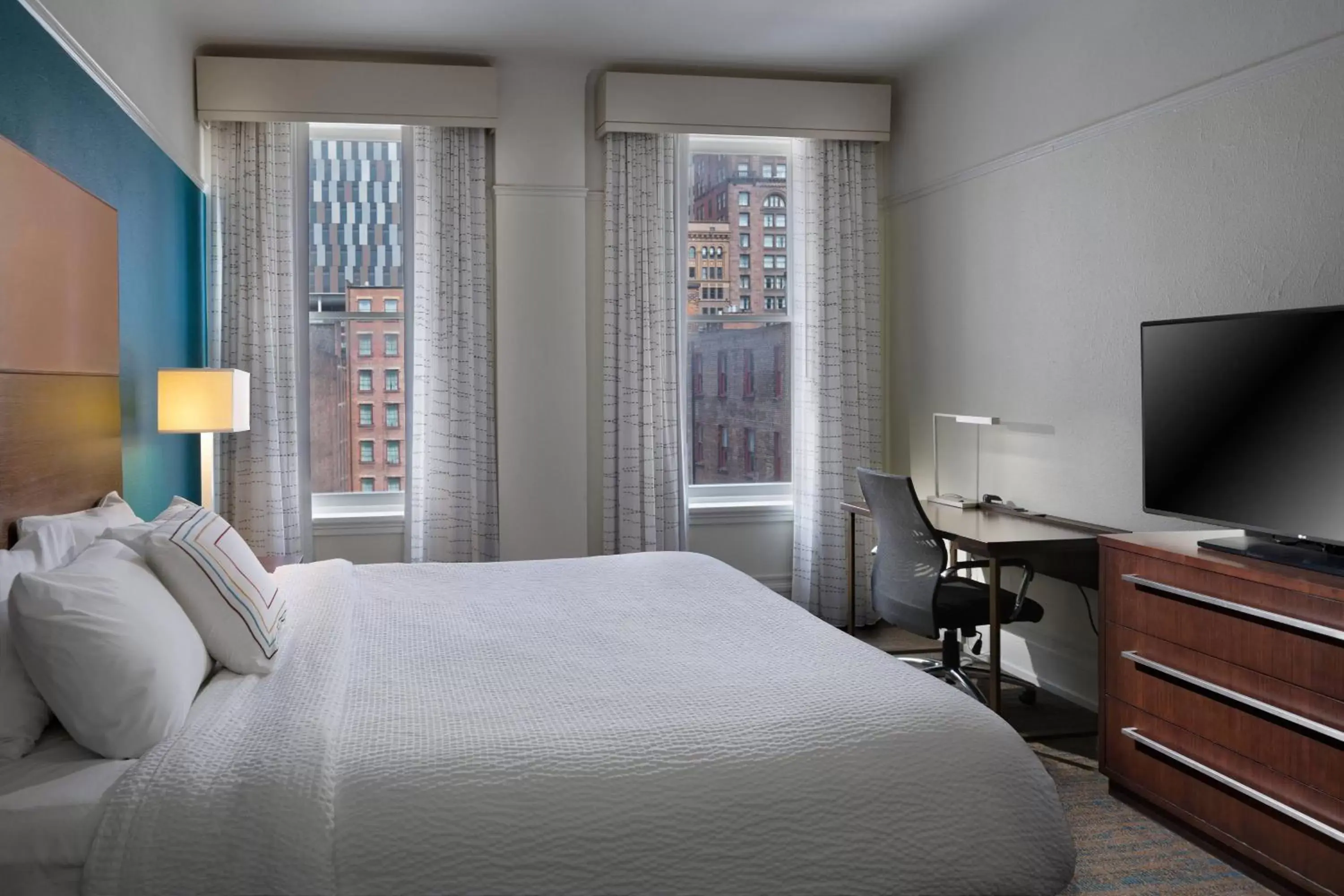 Two-Bedroom Suite in Residence Inn by Marriott Cleveland Downtown Two-Bedroom Suite in Residence Inn by Marriott Cleveland Downtown