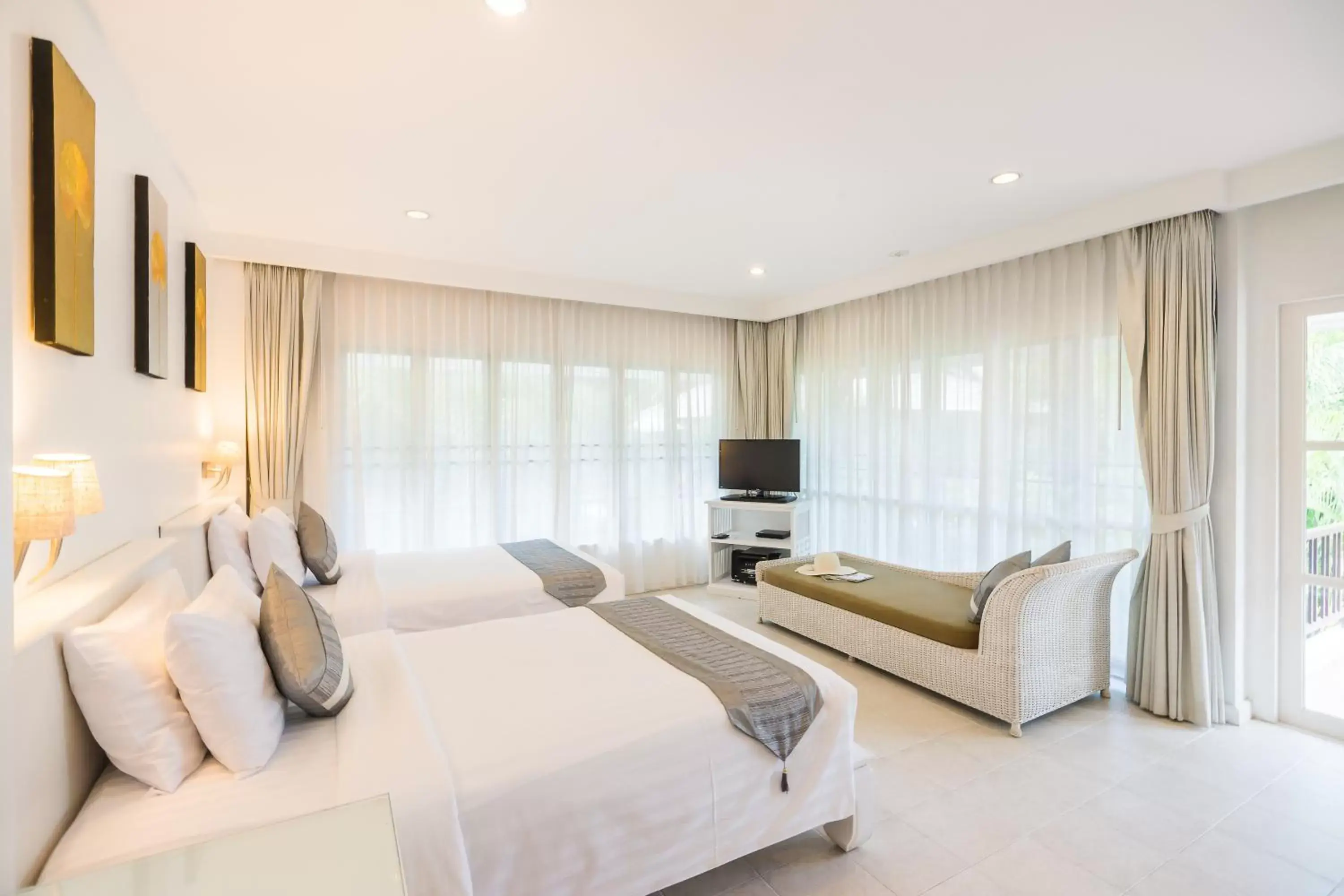 Garden Veranda Twin beds in Laksasubha Hua Hin Garden Veranda Twin beds in Laksasubha Hua Hin