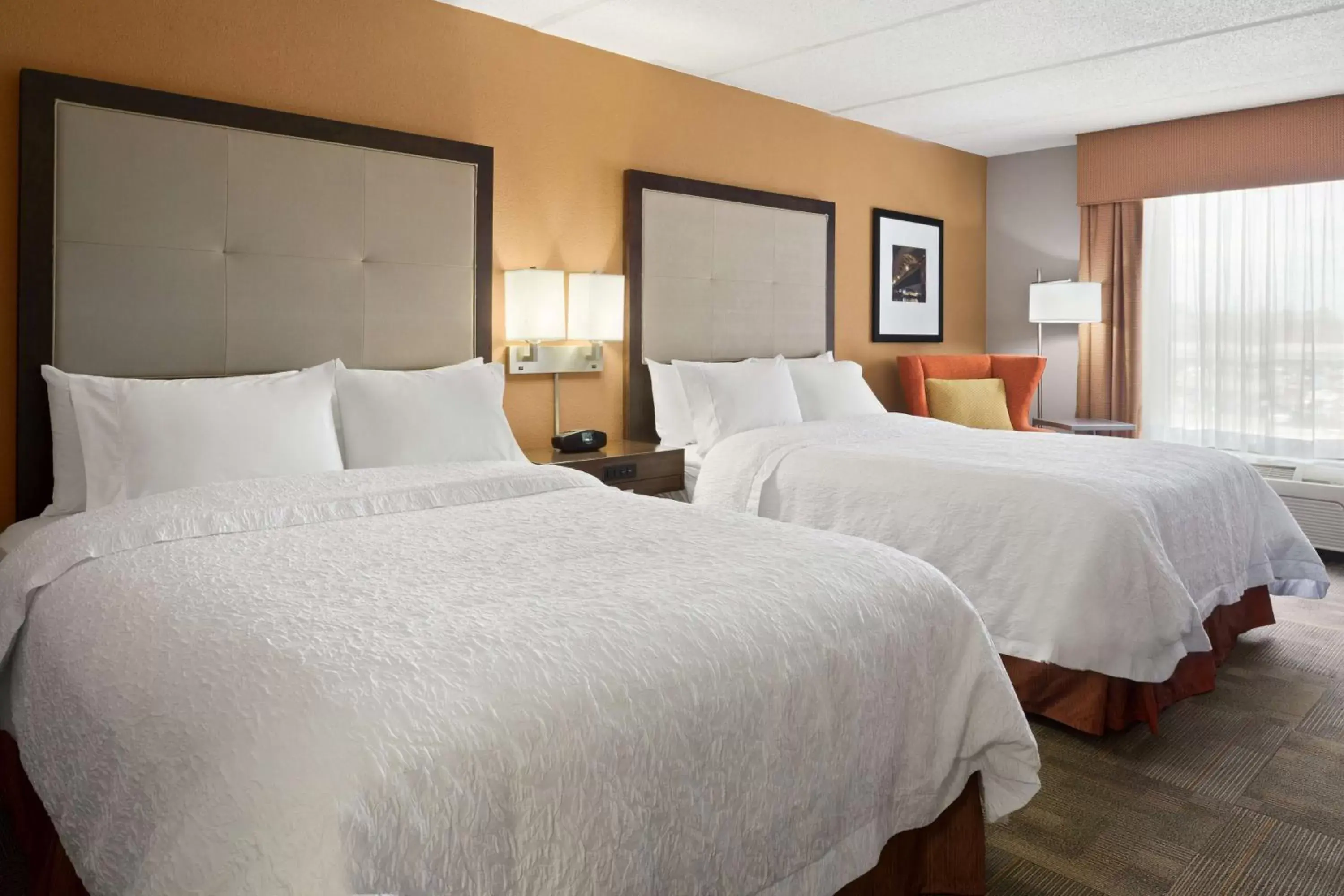Queen Room with Two Queen Beds - Mobility Access/Non-Smoking in Hampton Inn Pell City Queen Room with Two Queen Beds - Mobility Access/Non-Smoking in Hampton Inn Pell City