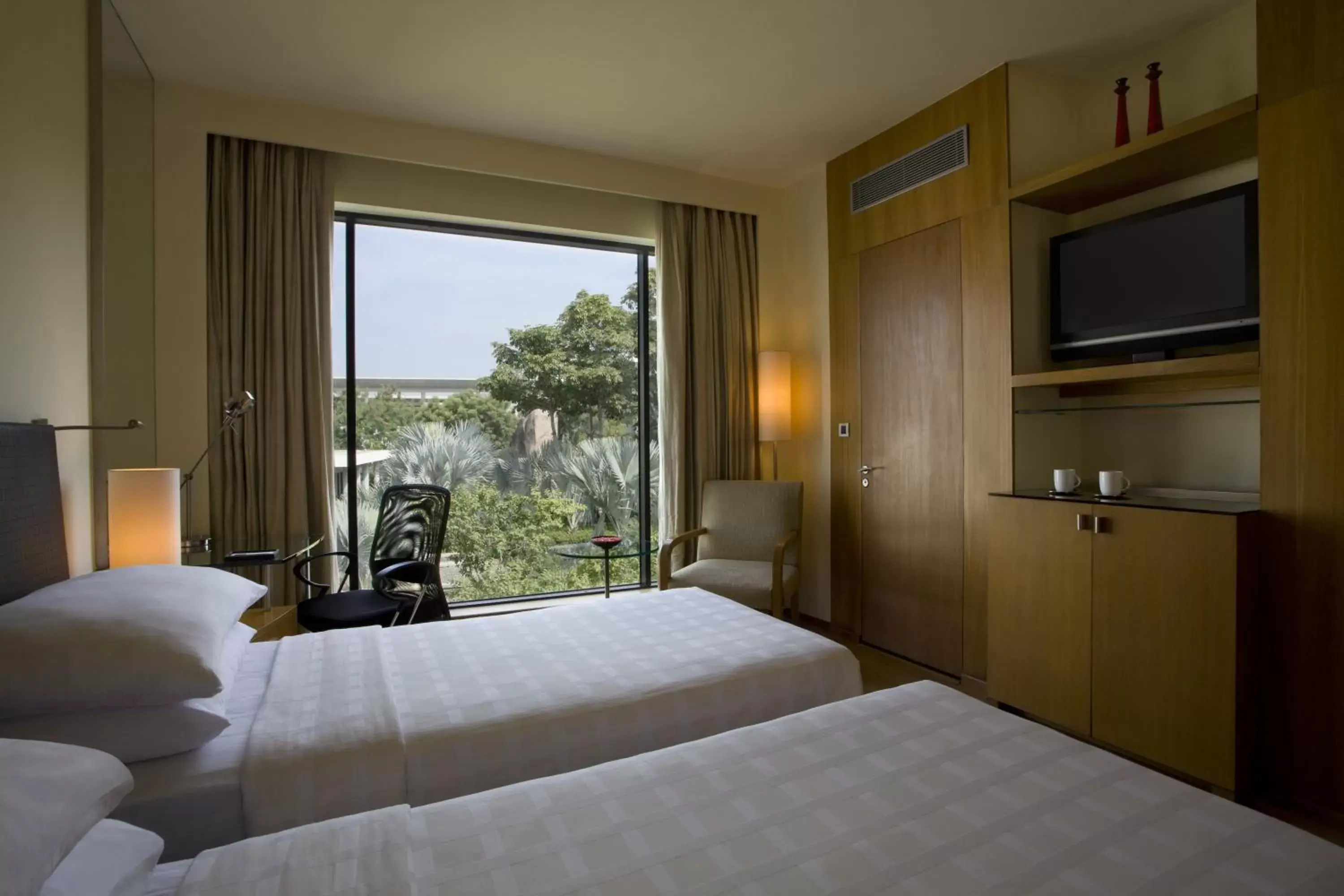 Twin Room - single occupancy in Hyatt Hyderabad Gachibowli Twin Room - single occupancy in Hyatt Hyderabad Gachibowli